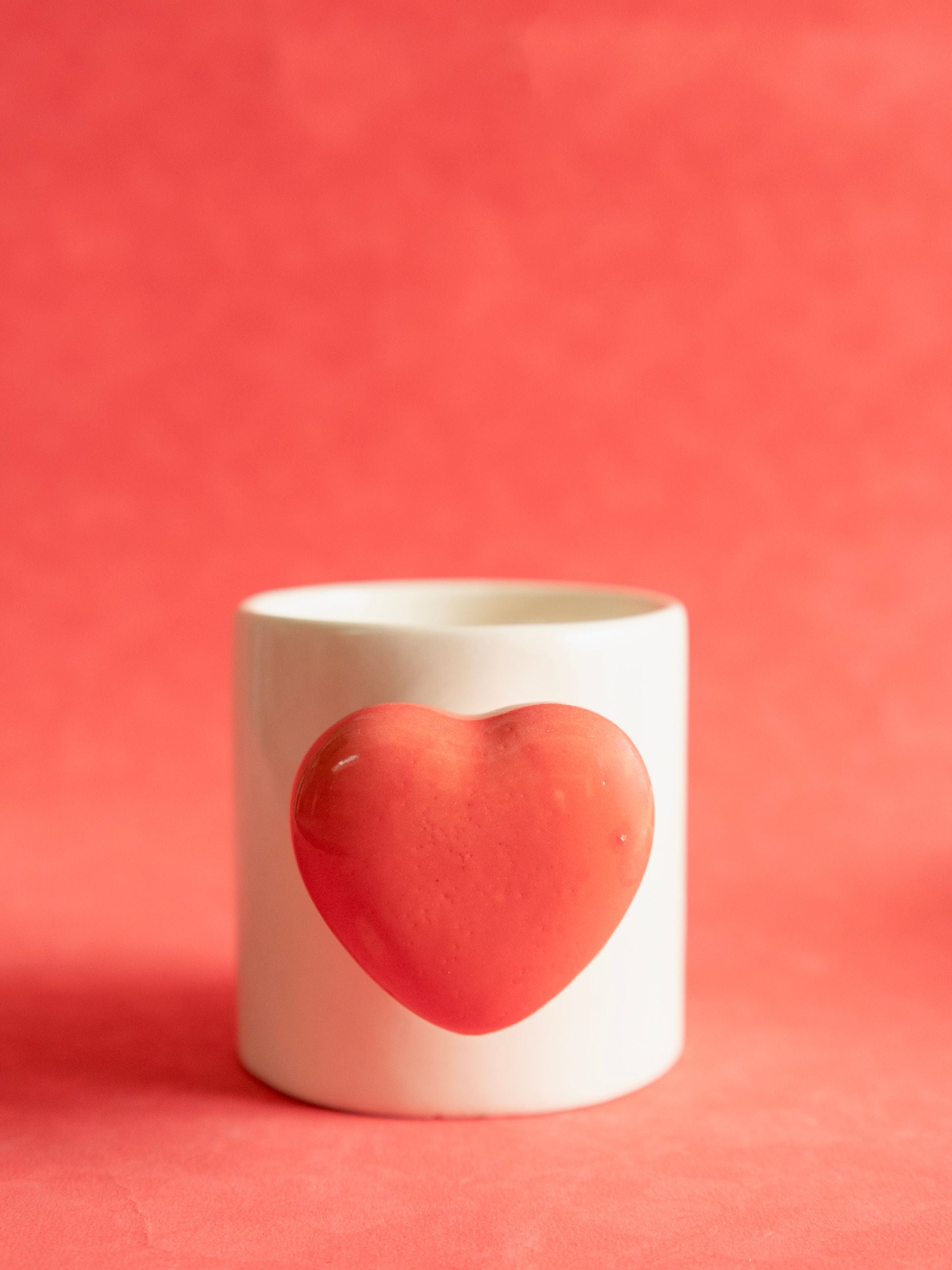 Cozy heart Cup-Pink