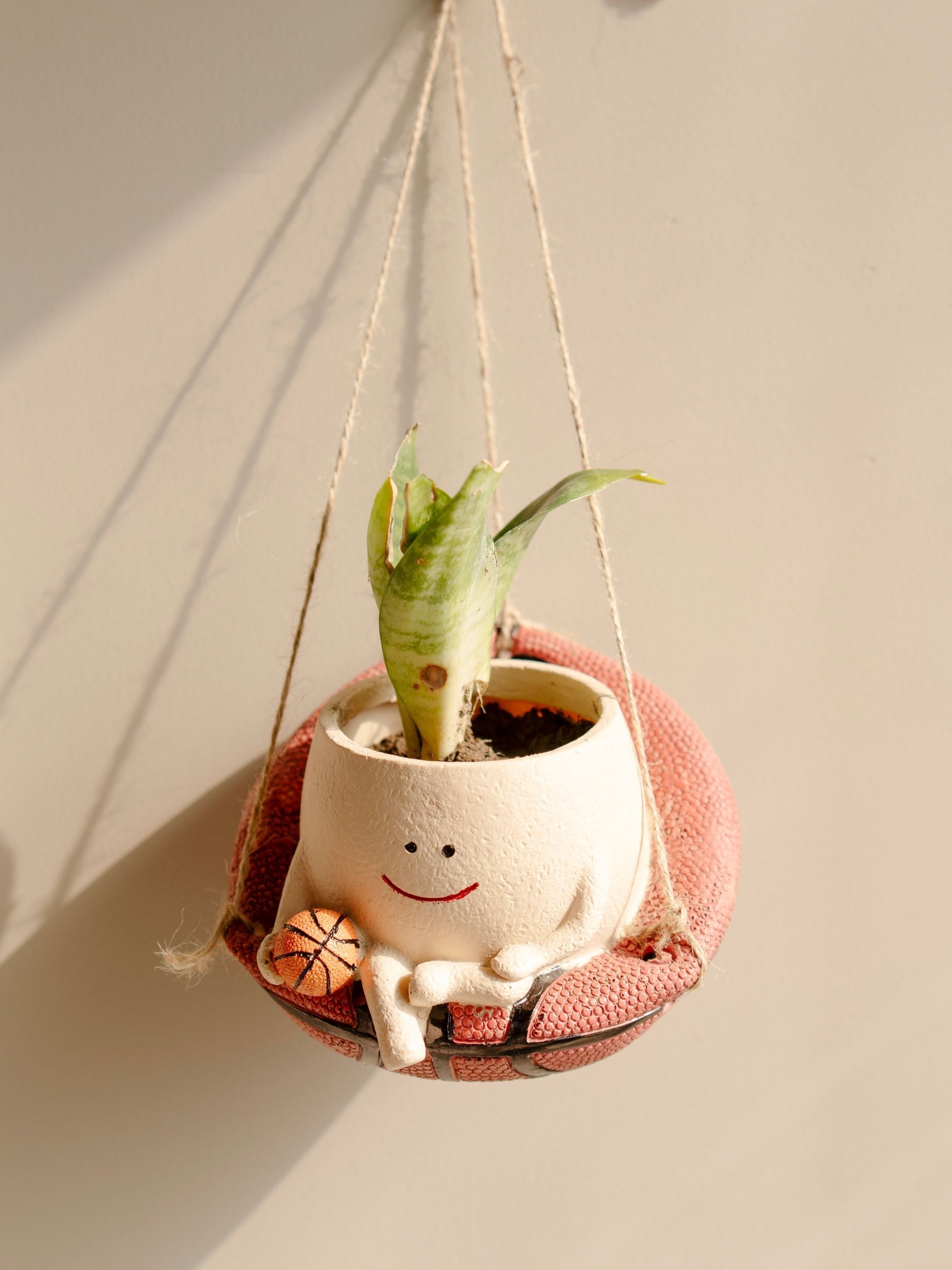 Bouncy Bloom Basket Planter