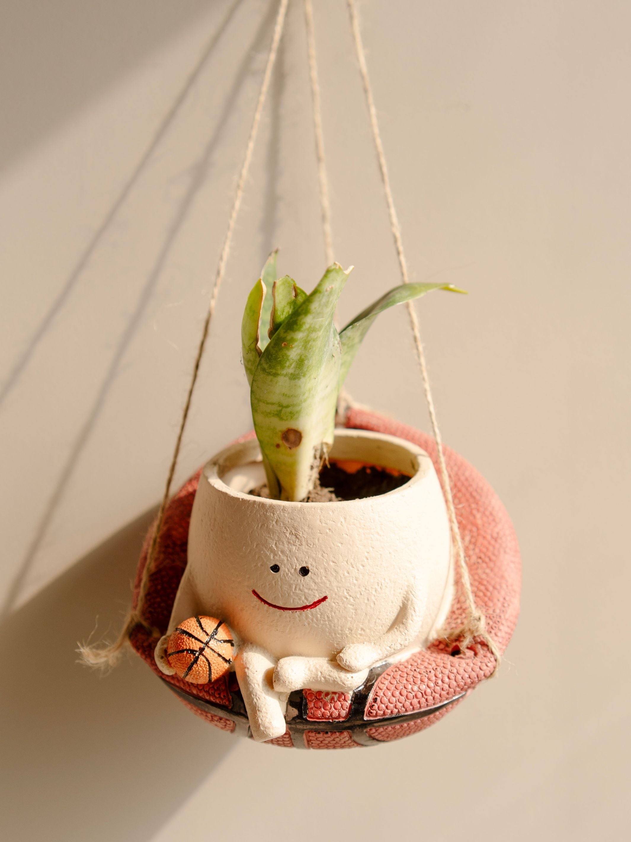 Bouncy Bloom Basket Planter