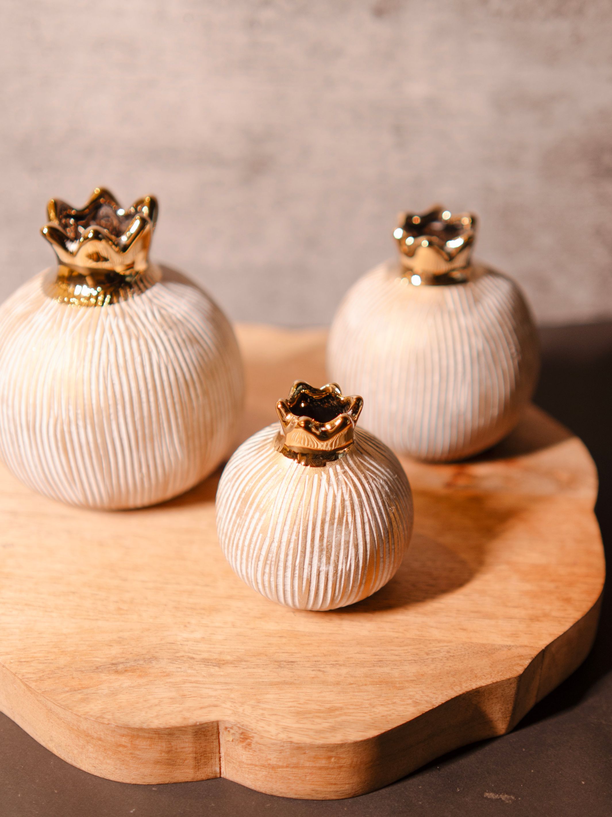 Pomegranate Jewel Vase set