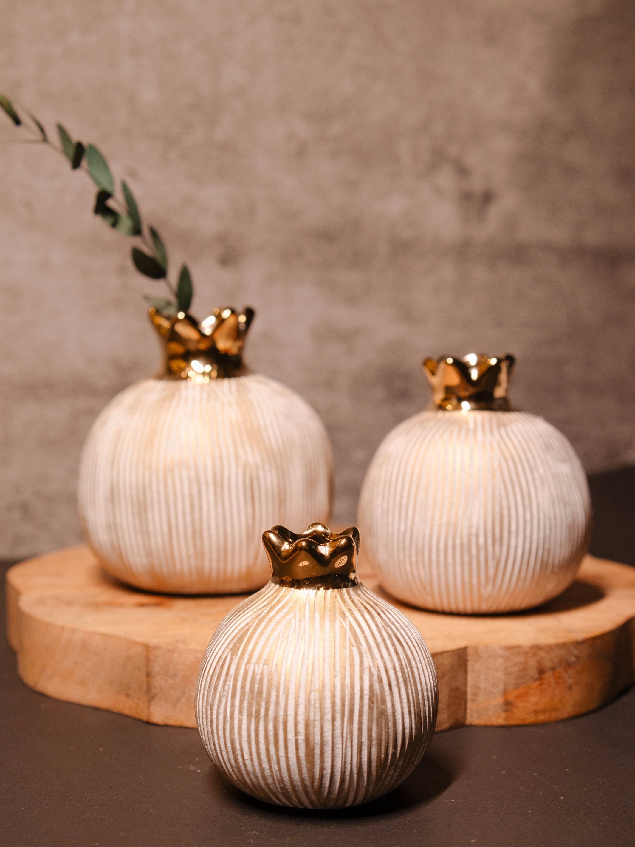 Pomegranate Jewel Vase set