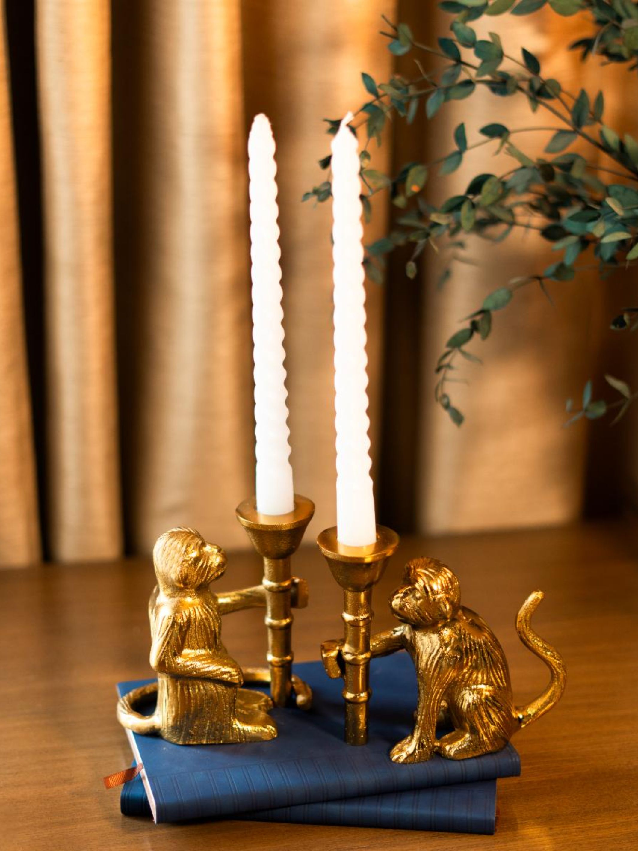 Monkey Mischief Candle holder set of 2