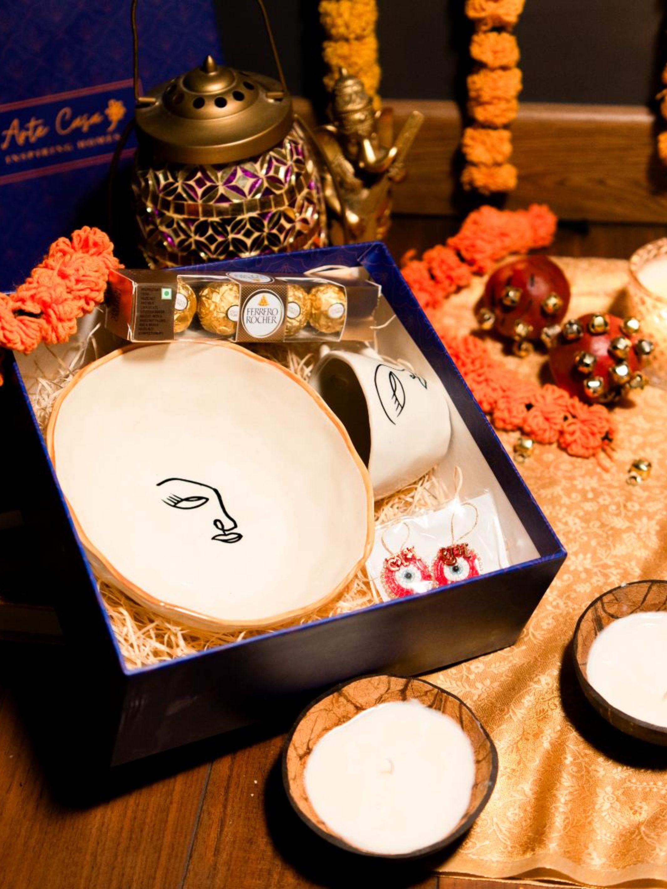 Abstract harmony diwali gift box