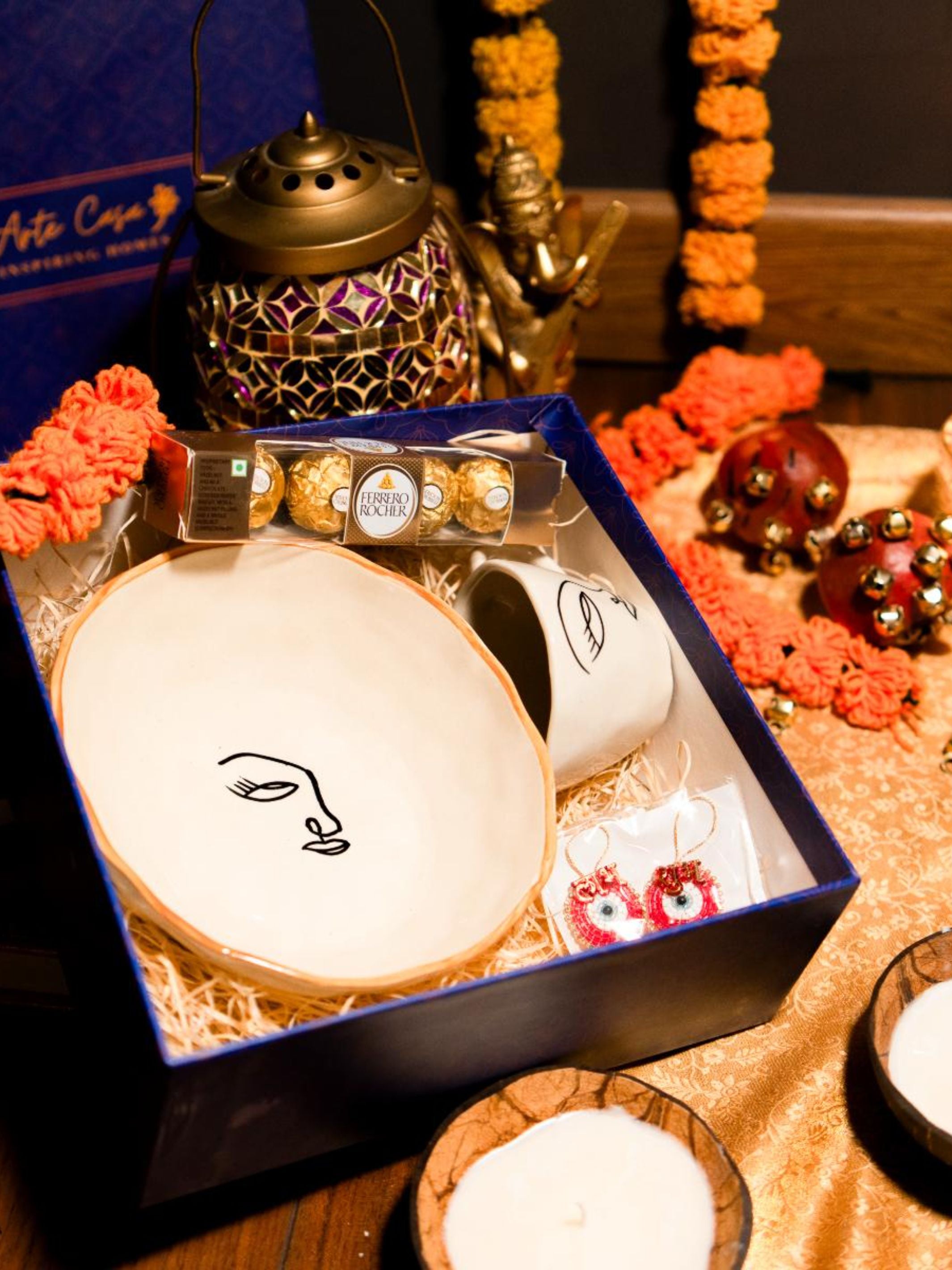 Abstract harmony diwali gift box