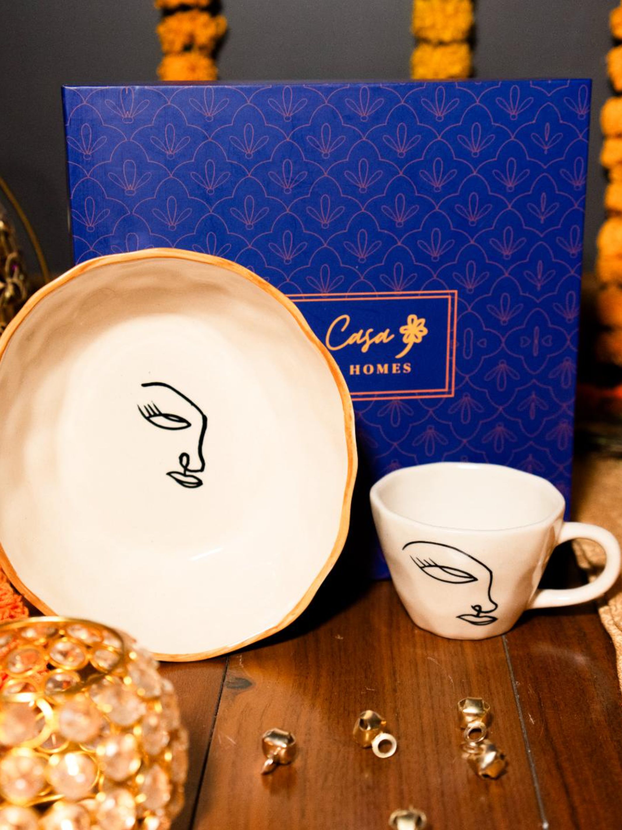 Abstract harmony diwali gift box