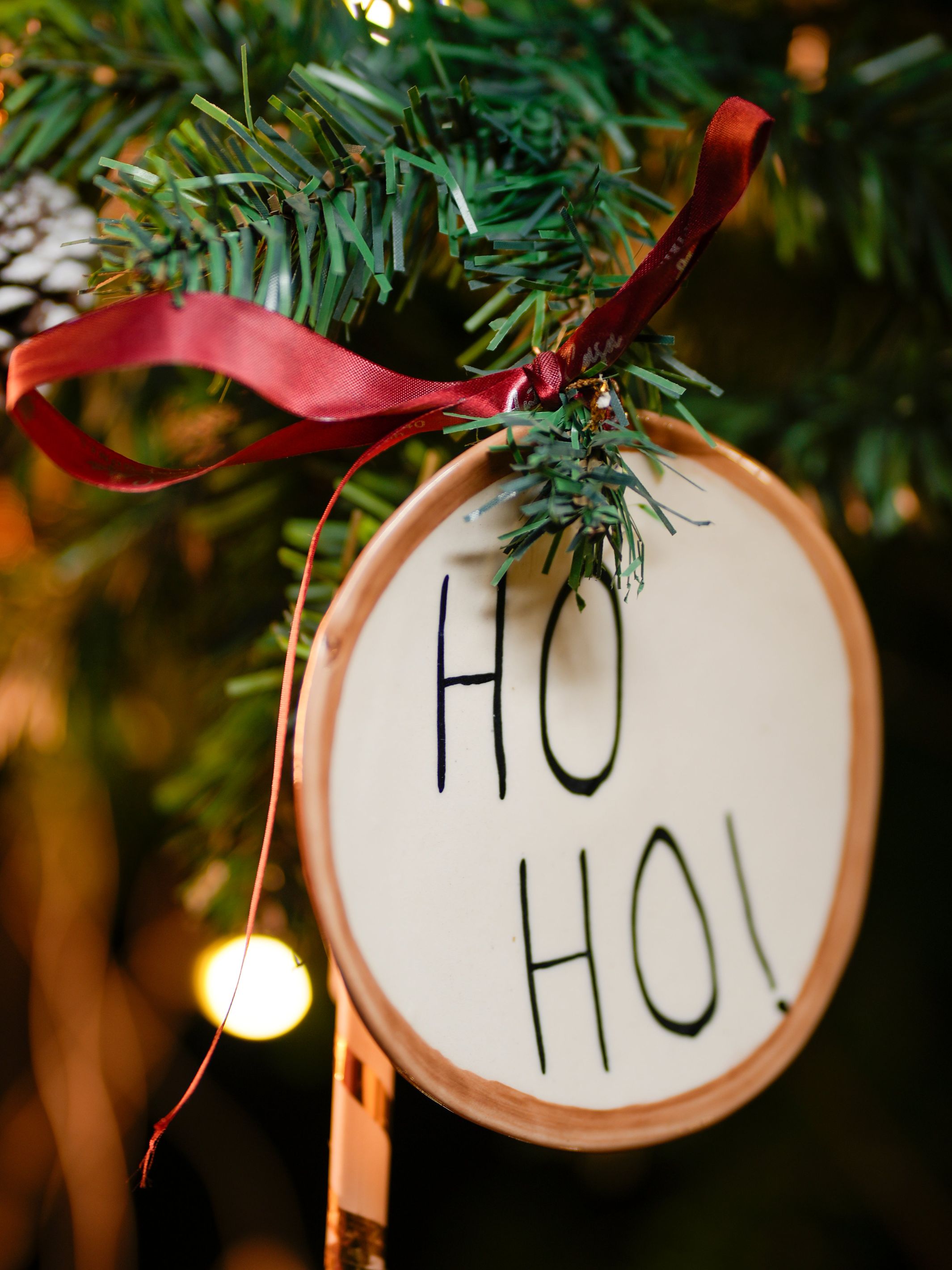 Ho Ho Ho Festive Ornament