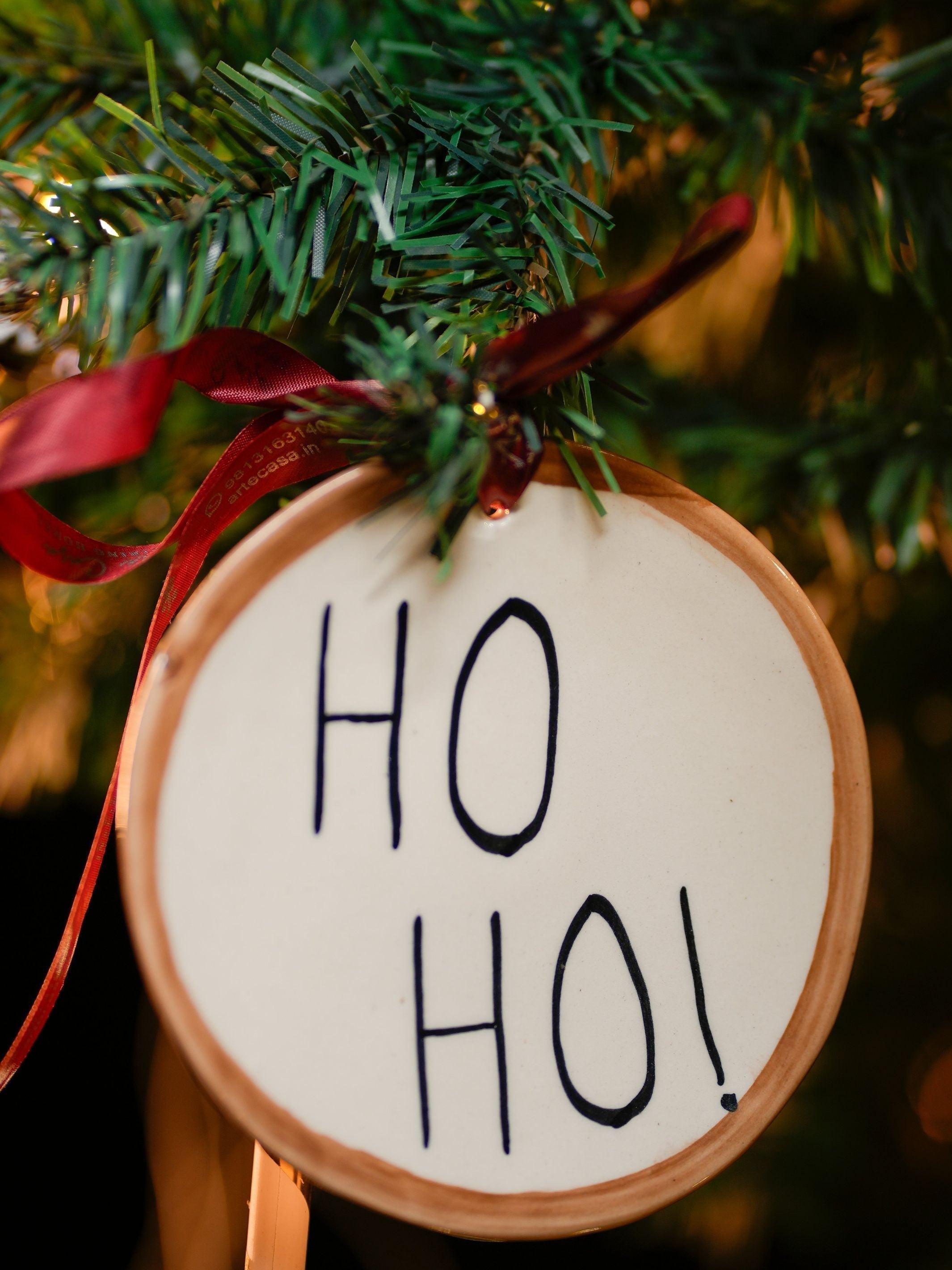 Ho Ho Ho Festive Ornament