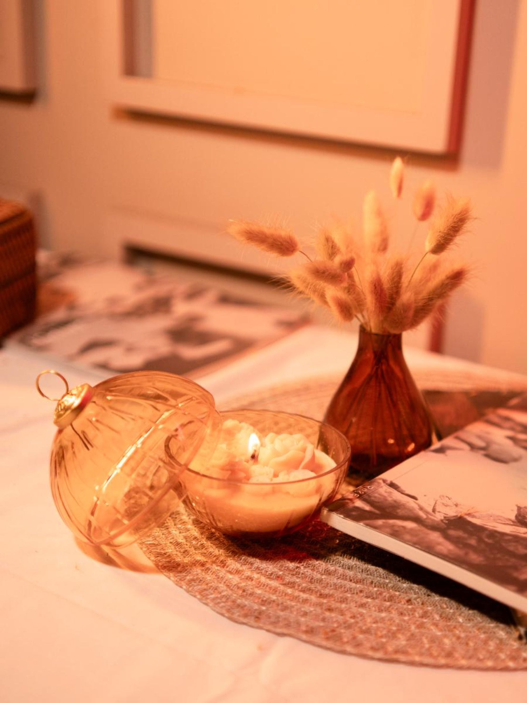 Garden serenity fragnance candle-Roasted coffee