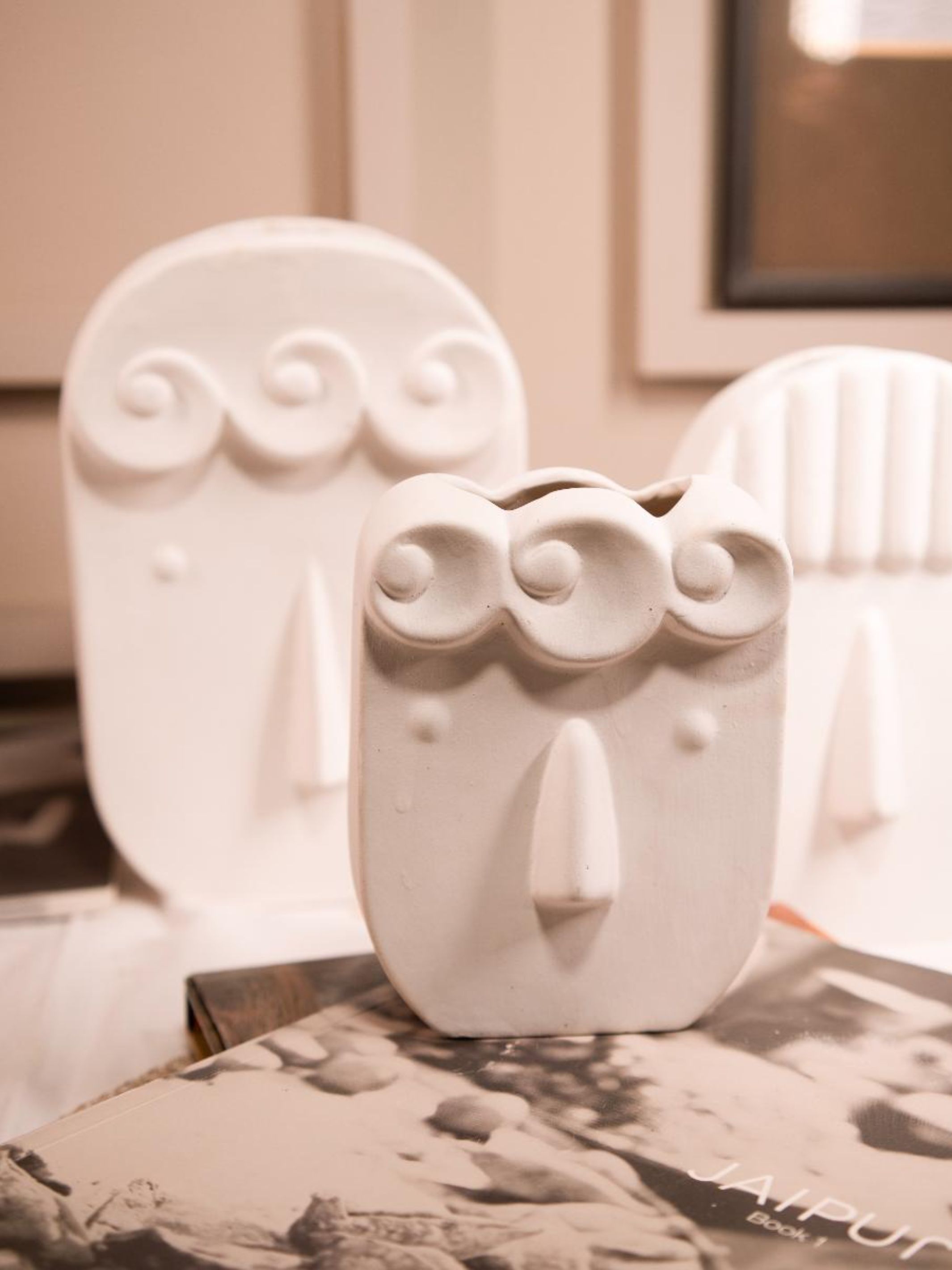 Abstract vase set of 3