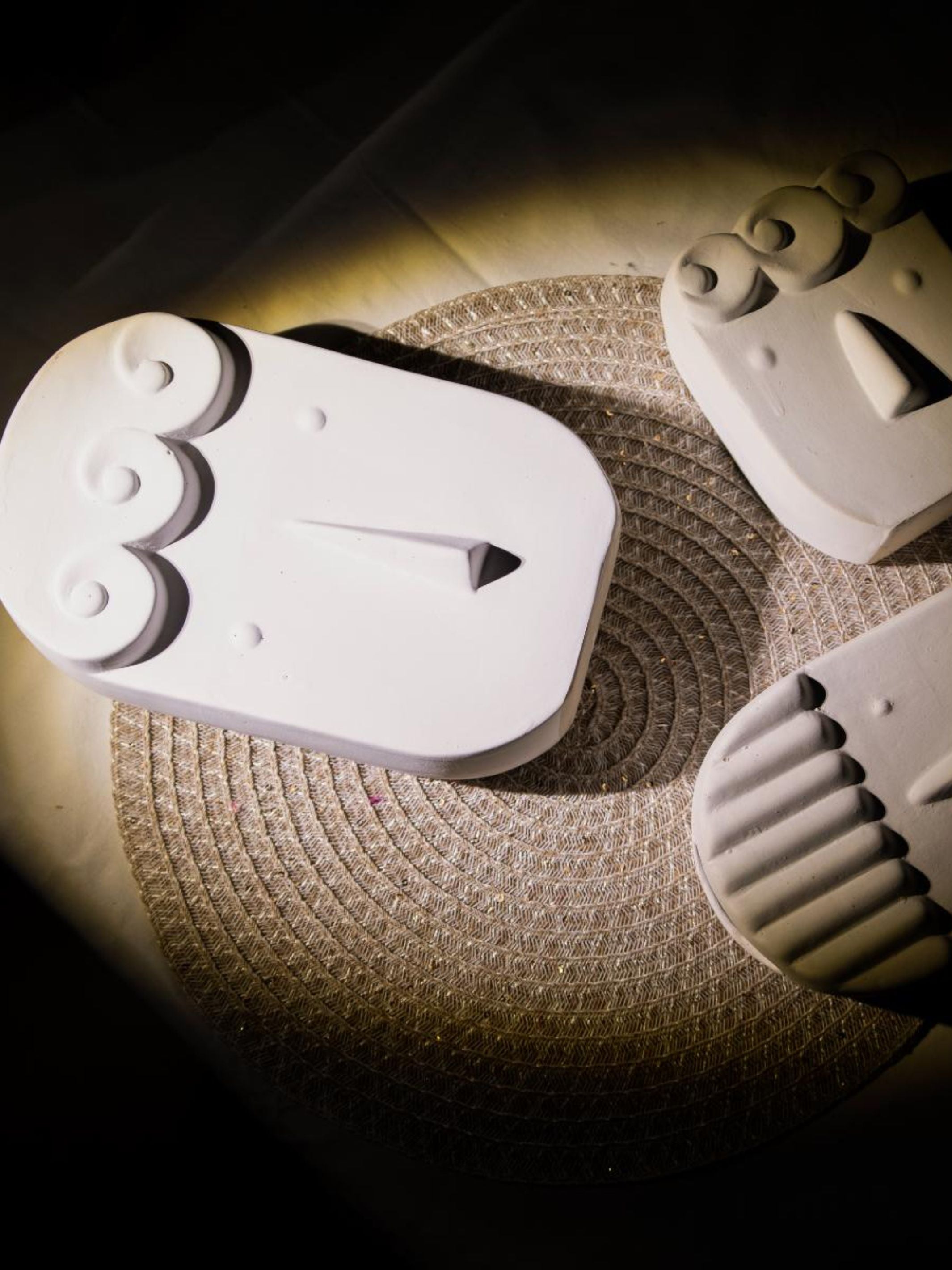 Abstract vase set of 3