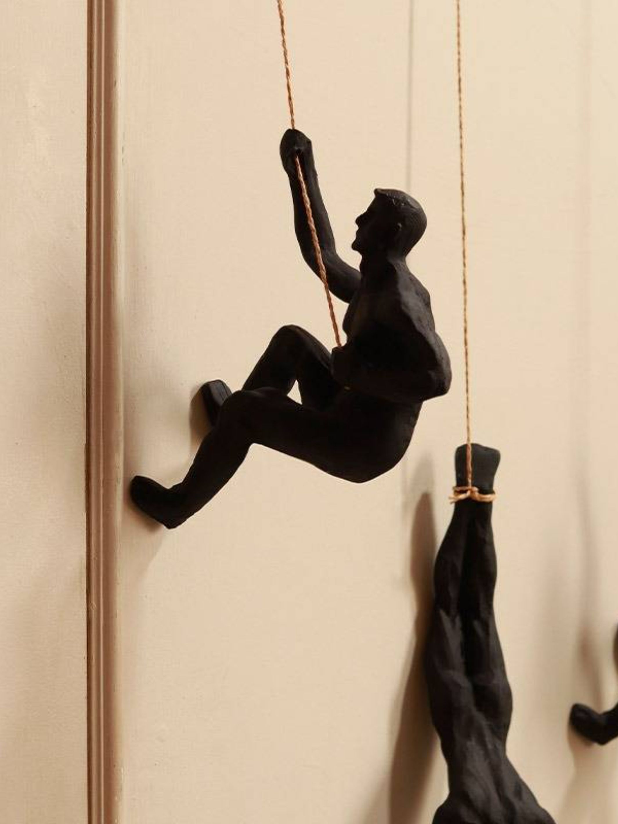 The Climbing crew Wall Hanging (Set of 3)-Black