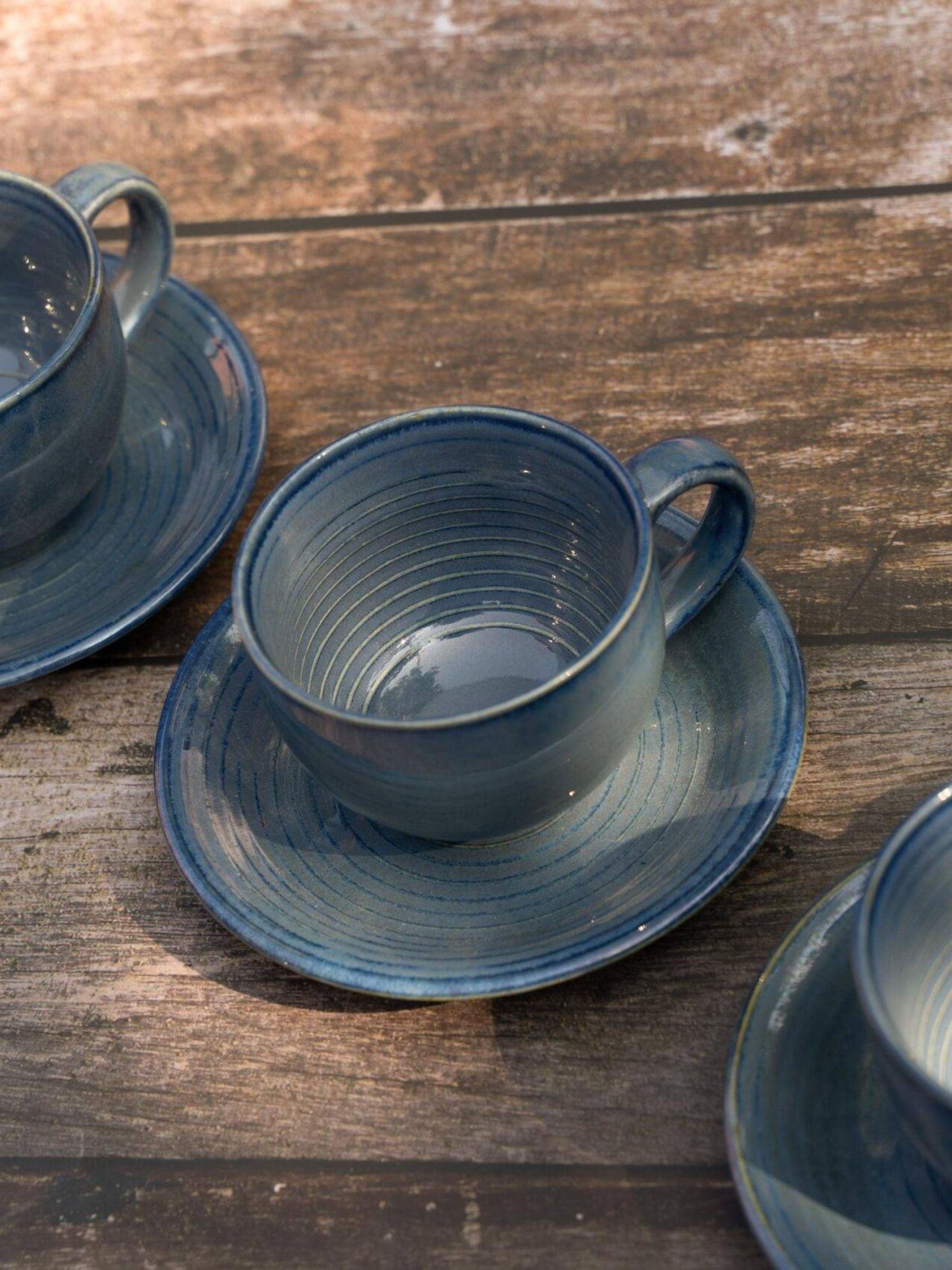 Sapphire serenity tea set