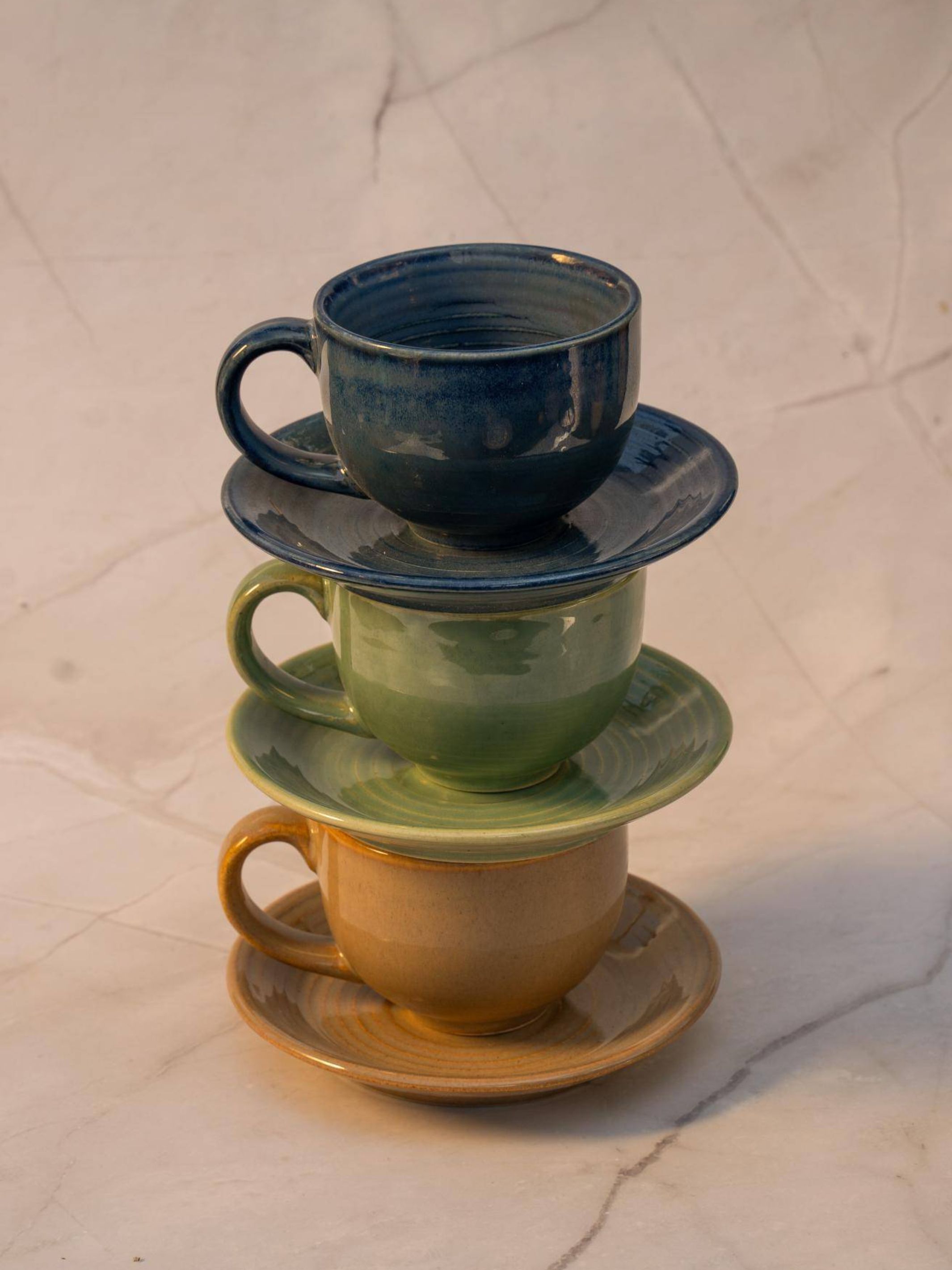 Sapphire serenity tea set