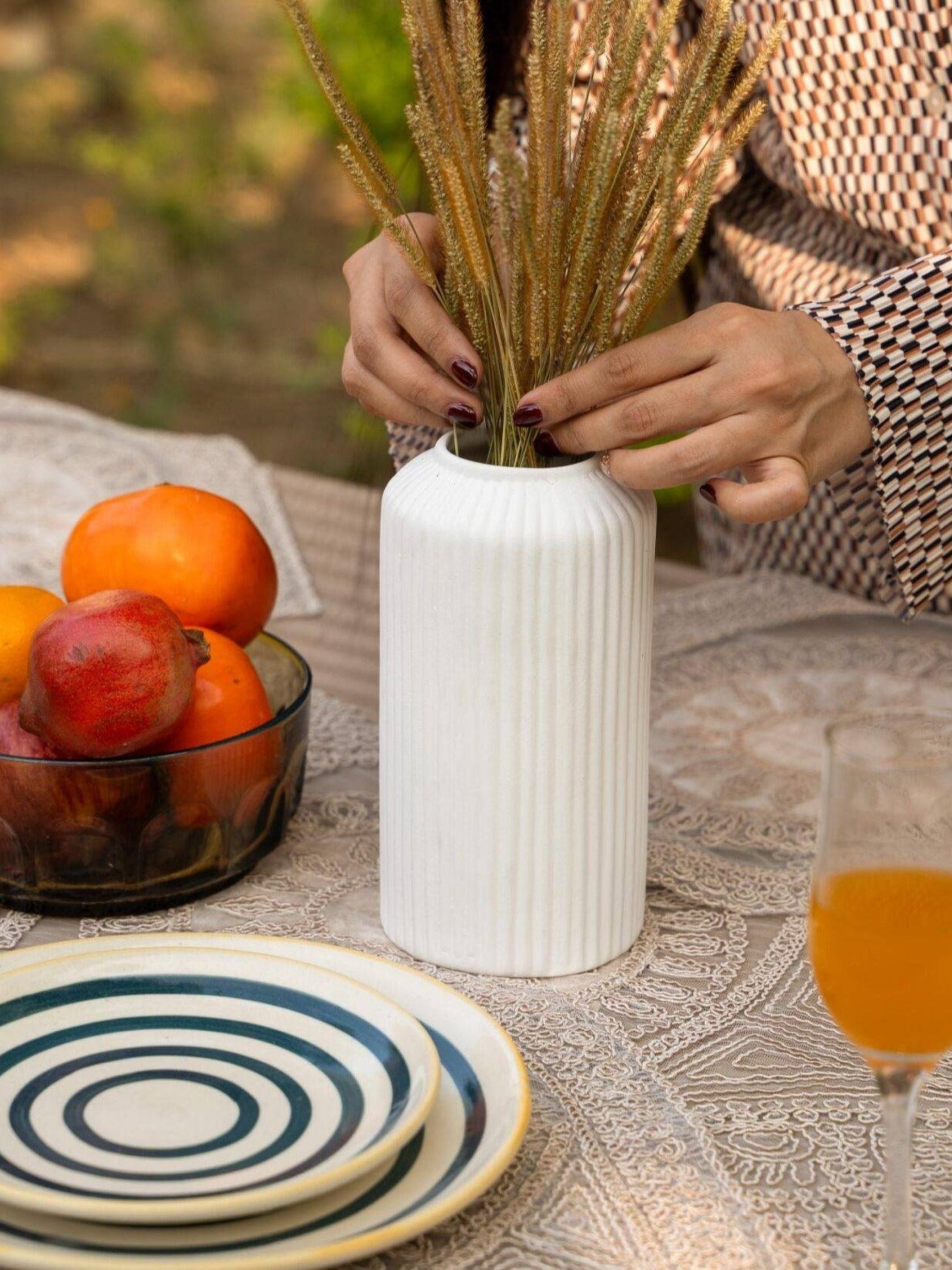 Rustic grass set of 40 stems