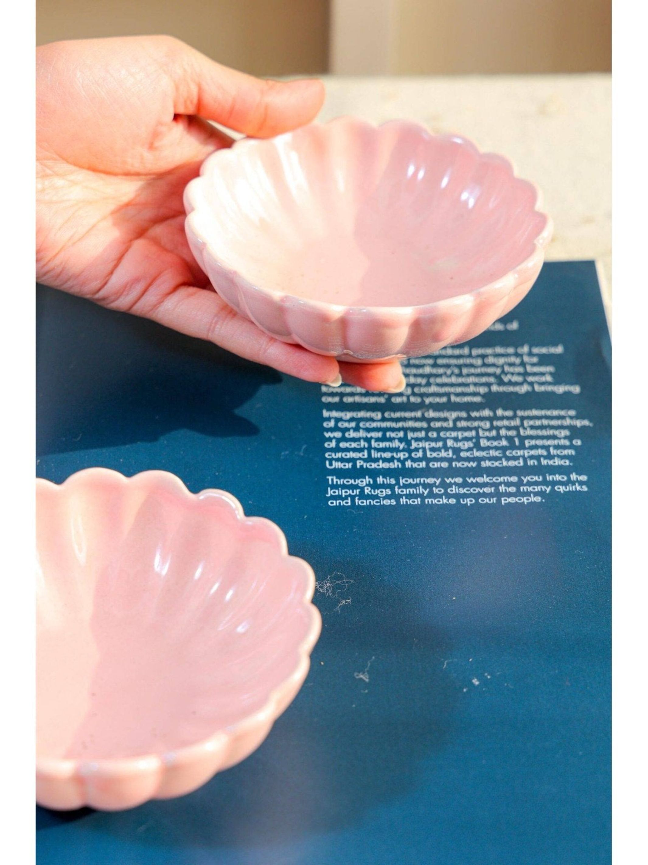 Dessert Bowl set of 2 -Pink