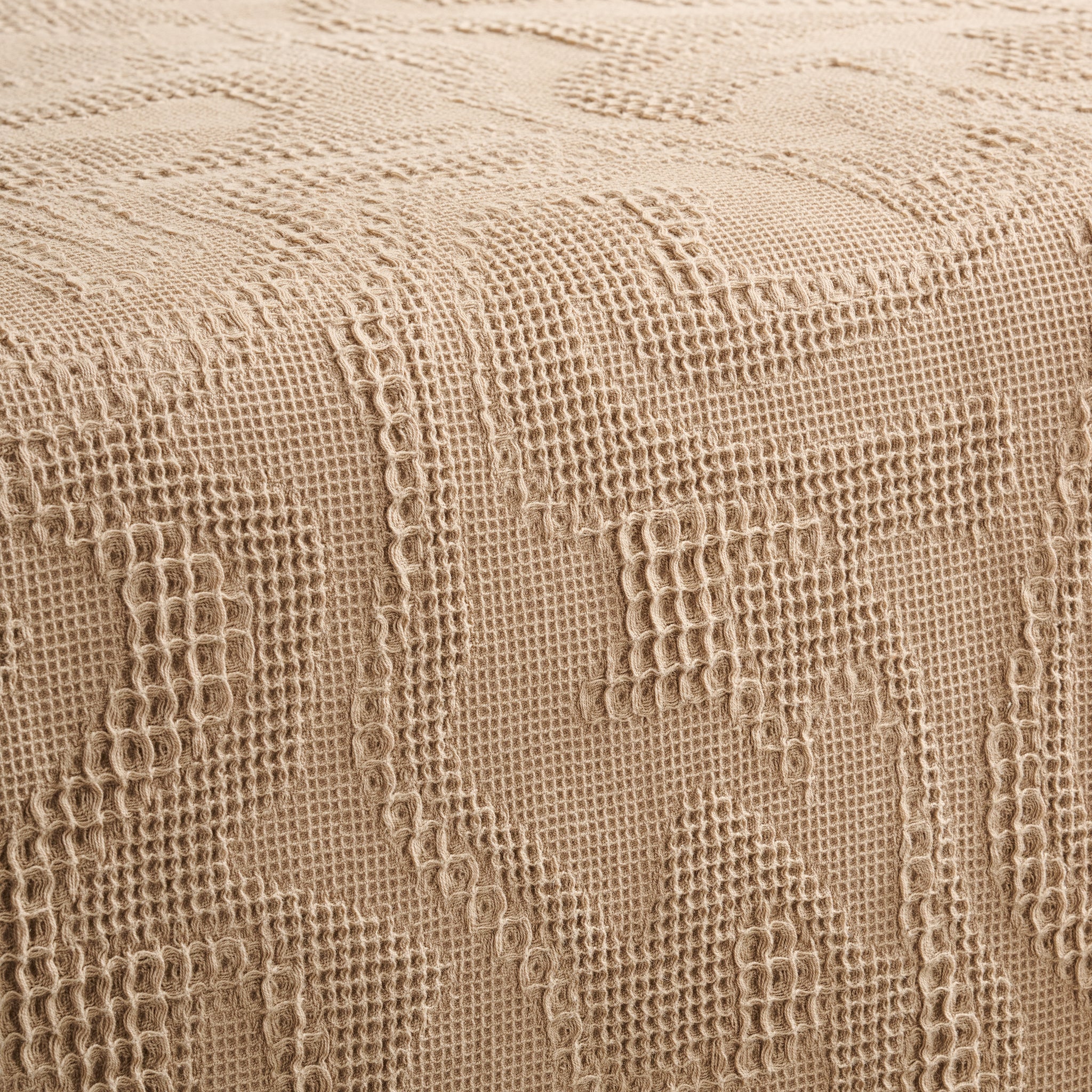 Damask | Cotton | Waffle | Bed Cover
