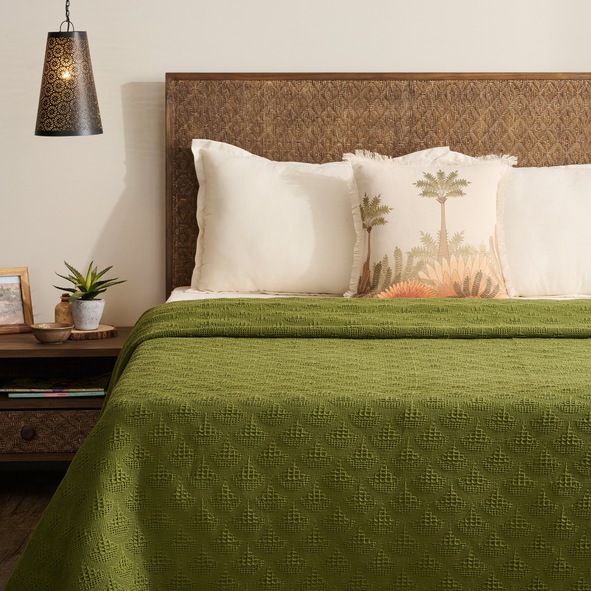 Pendant | Cotton | Waffle | Bed Cover