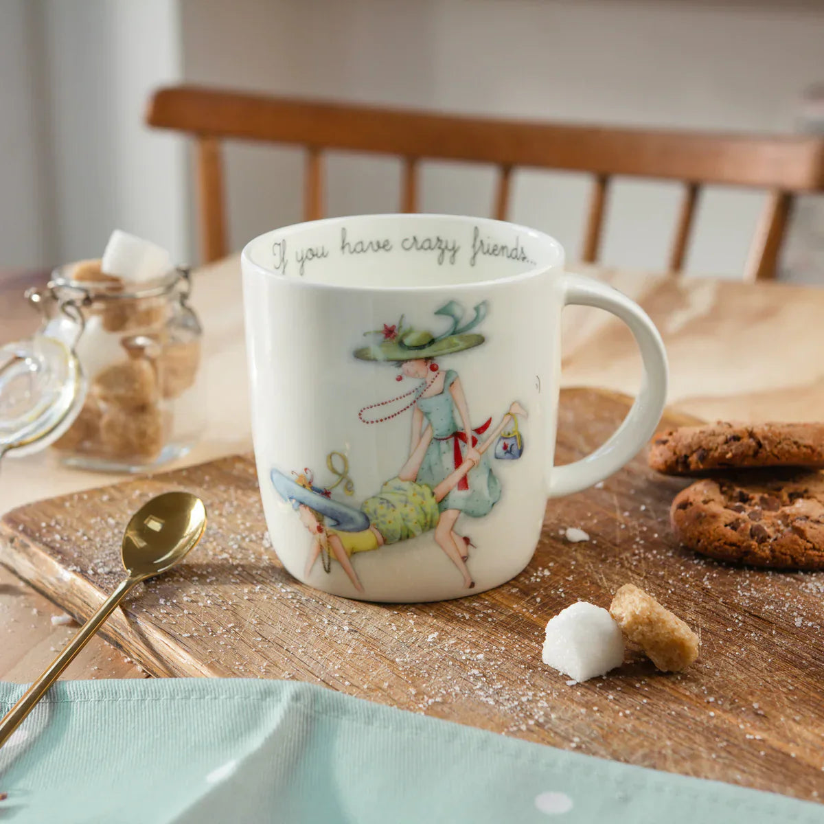 Berni Parker `Crazy Friends` Sophie Mug (Box of 6)