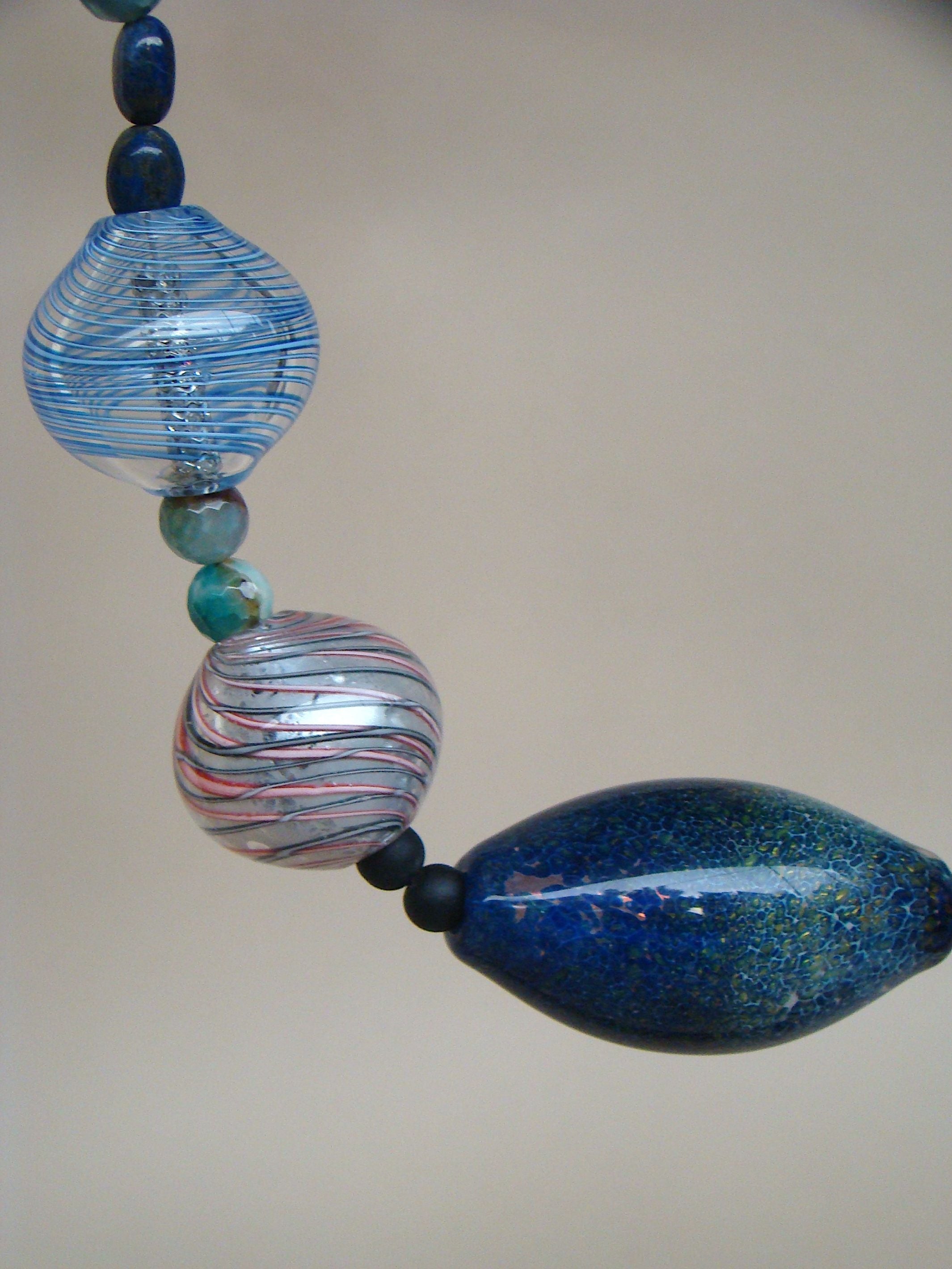 Blissful Heartstring - Necklace Blue