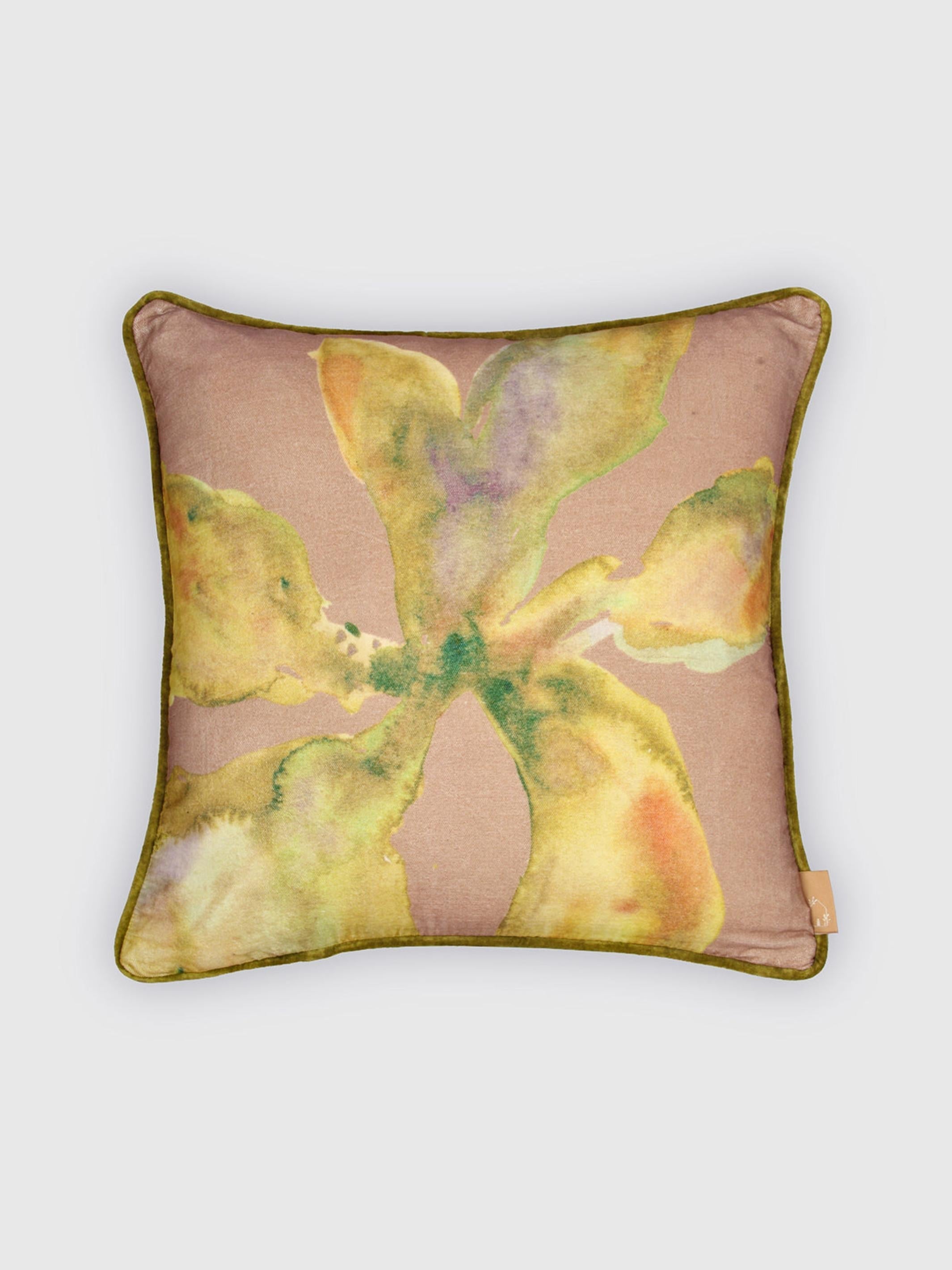Bloom Blush Velvet Cushion Cover