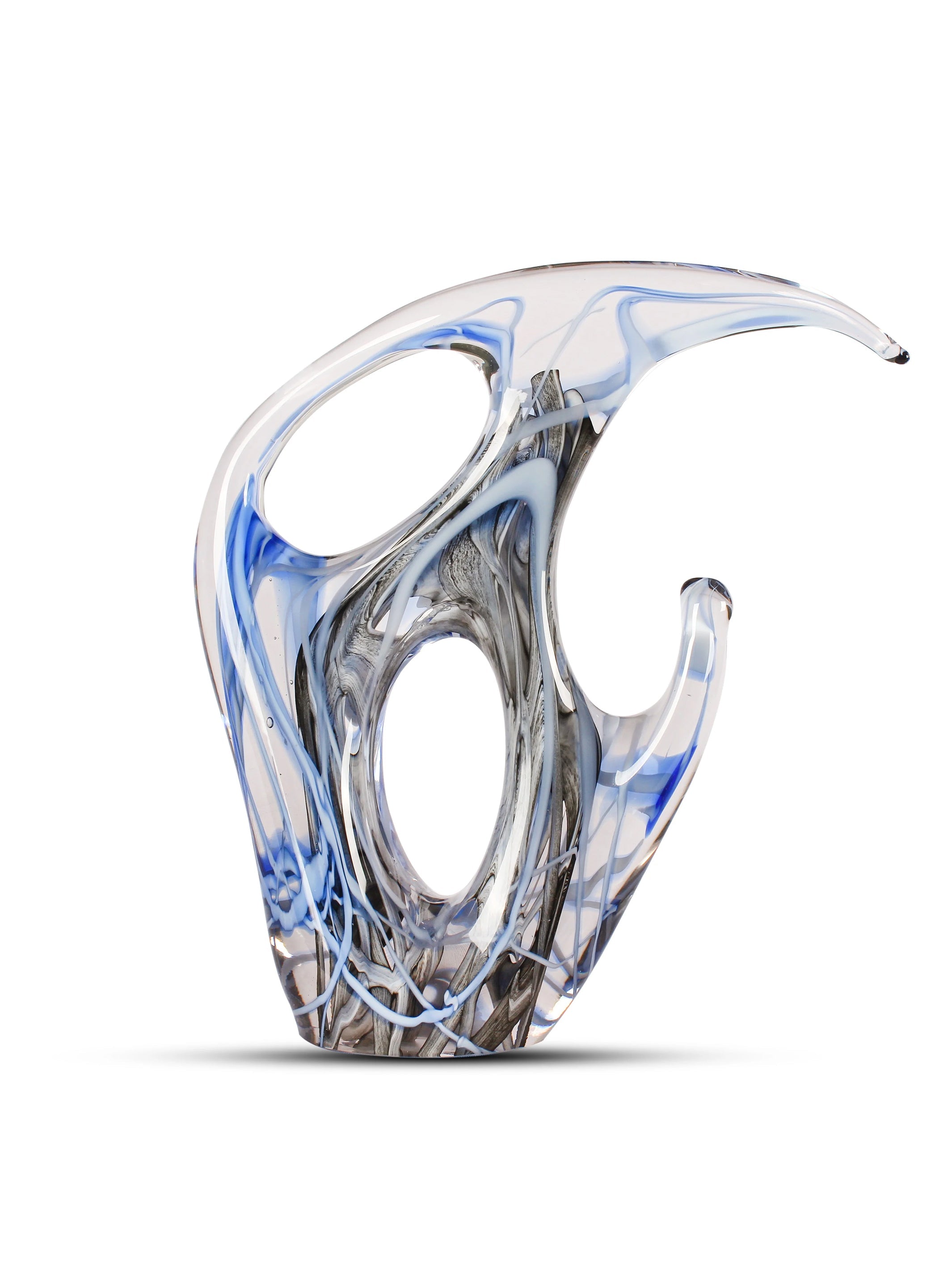 Blue Abstract Sculpture