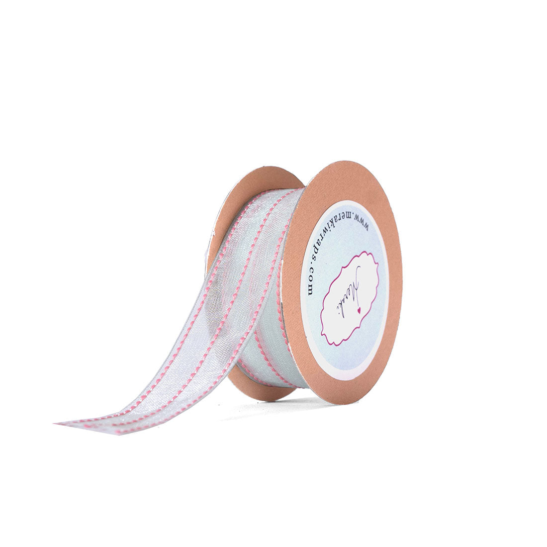 Sheer Ribbon With Stitches Ribbon