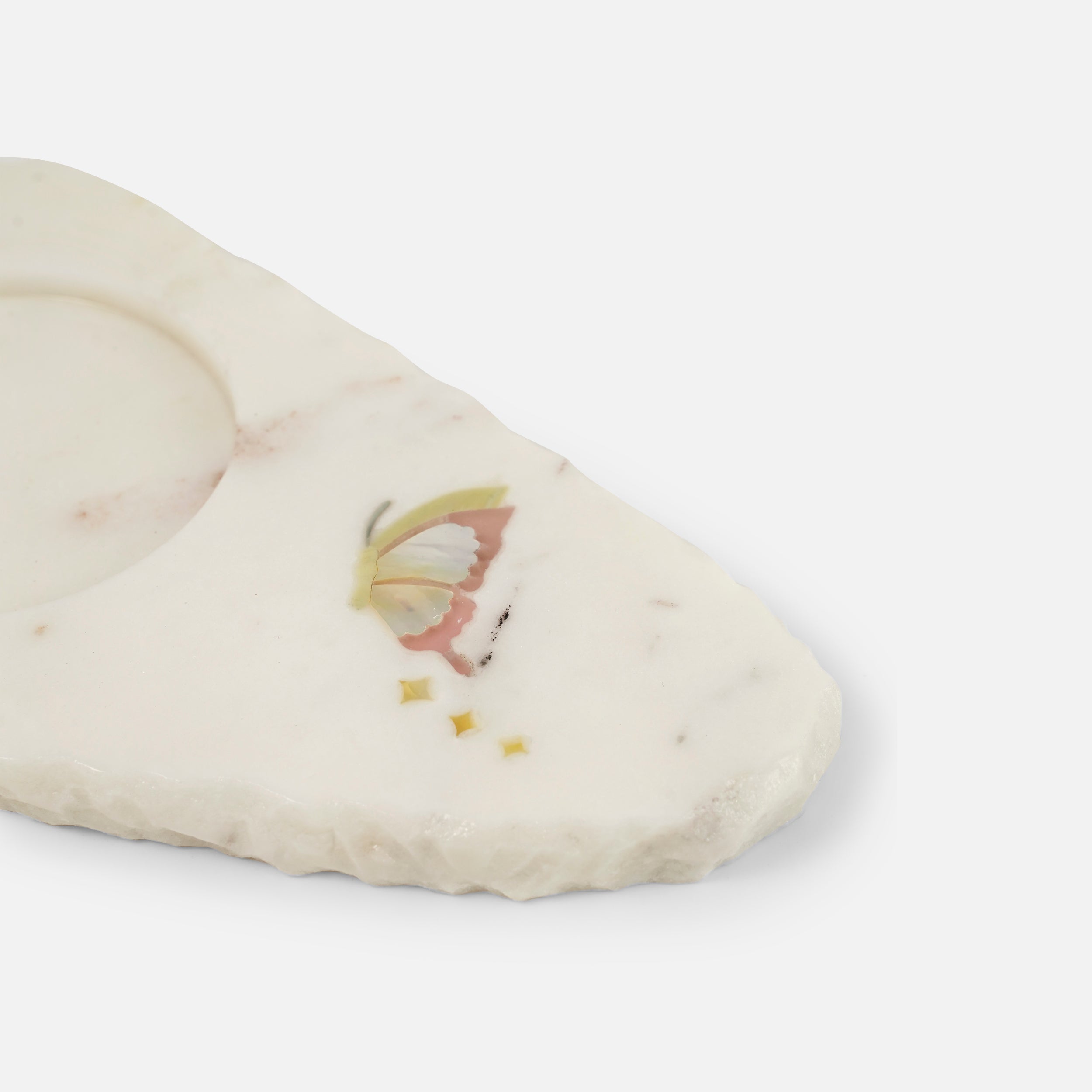 Christyale - Multipurpose Marble Inlay coaster platter