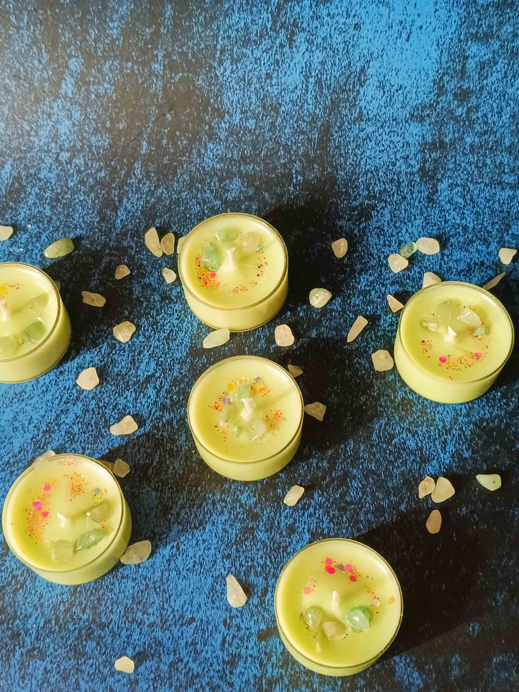 Tealight Candle Set Of 6 - Calming Crystal