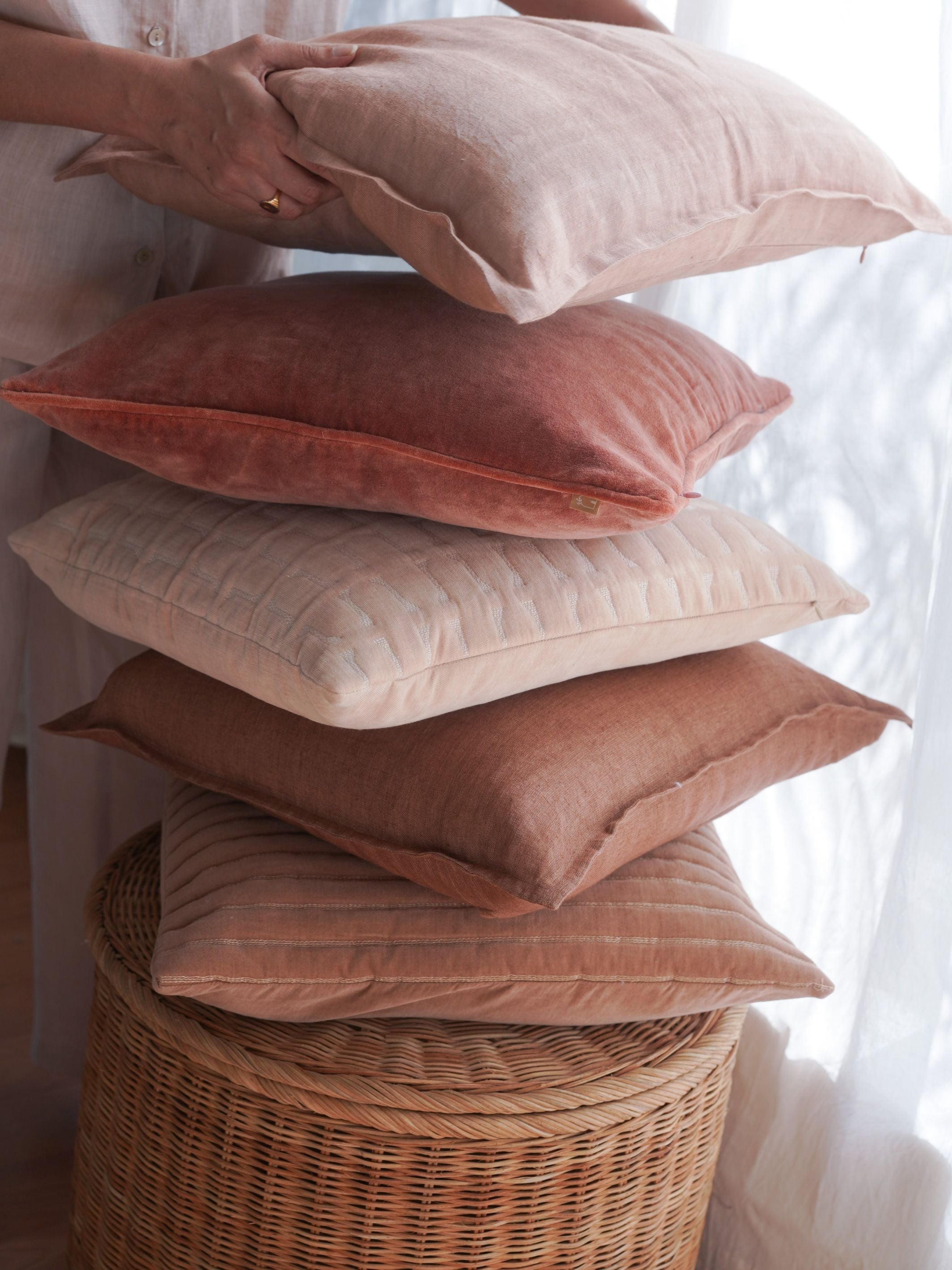 Spice Velvet Cushion Cover