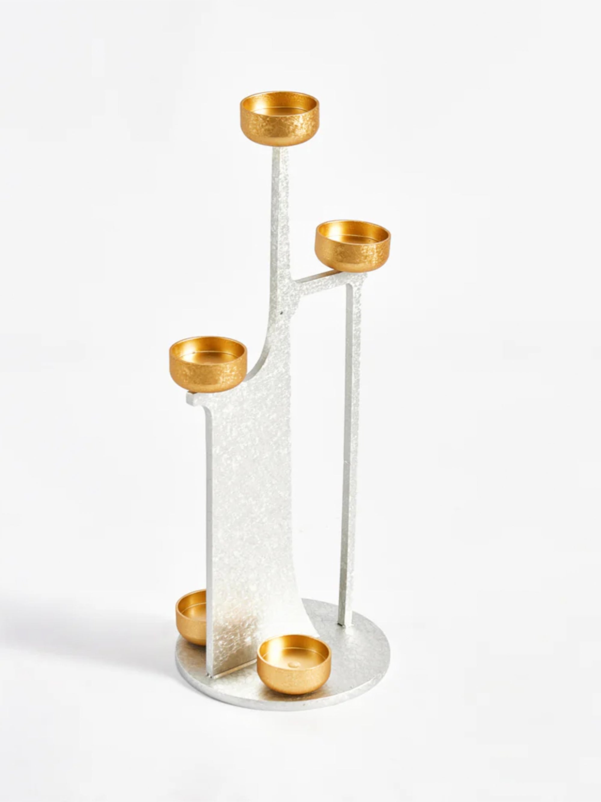 Celestial Silver Candle Stand
