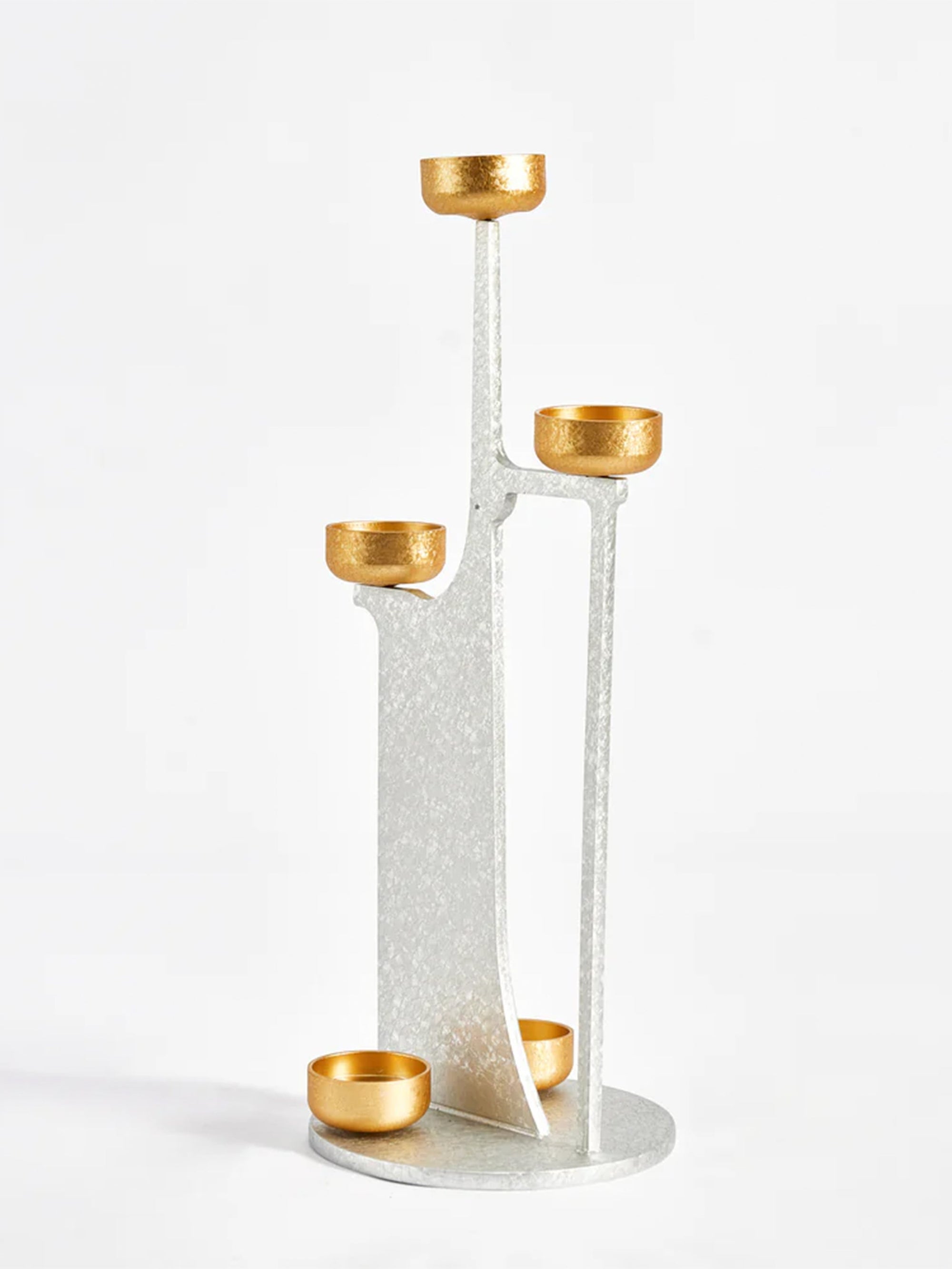 Celestial Silver Candle Stand