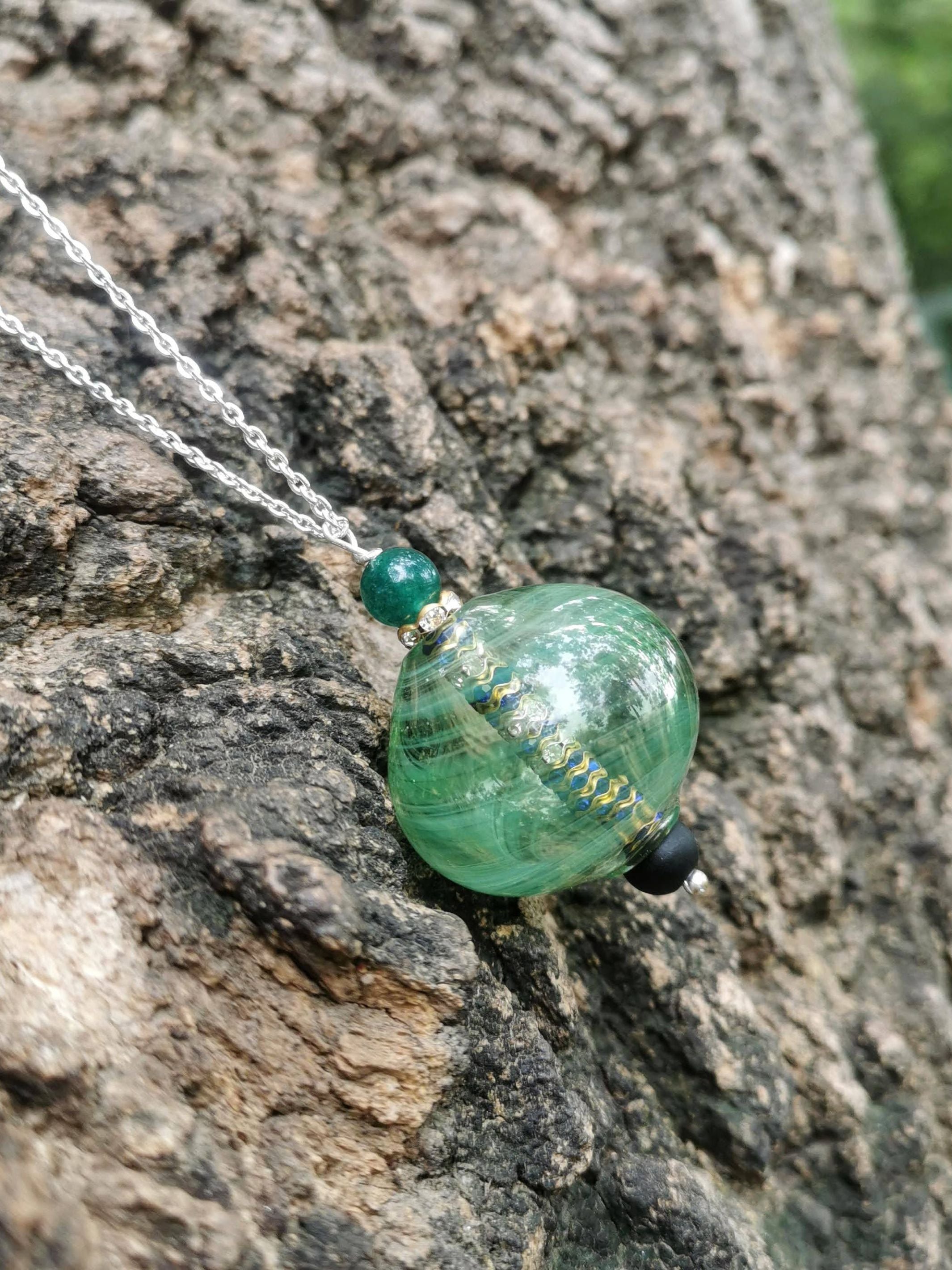 Classic Charm Necklace - Green