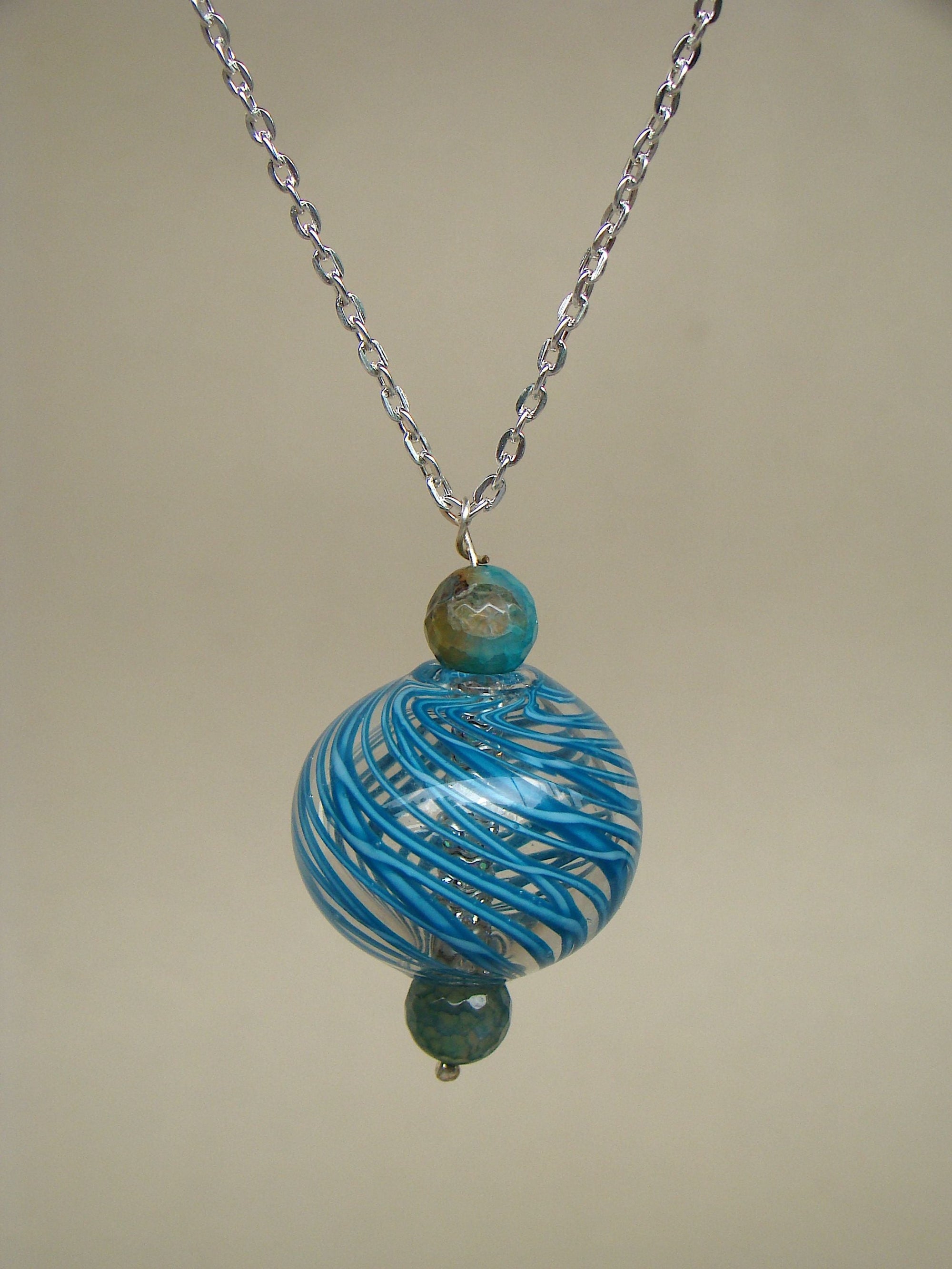Classic Charm Necklace Blue