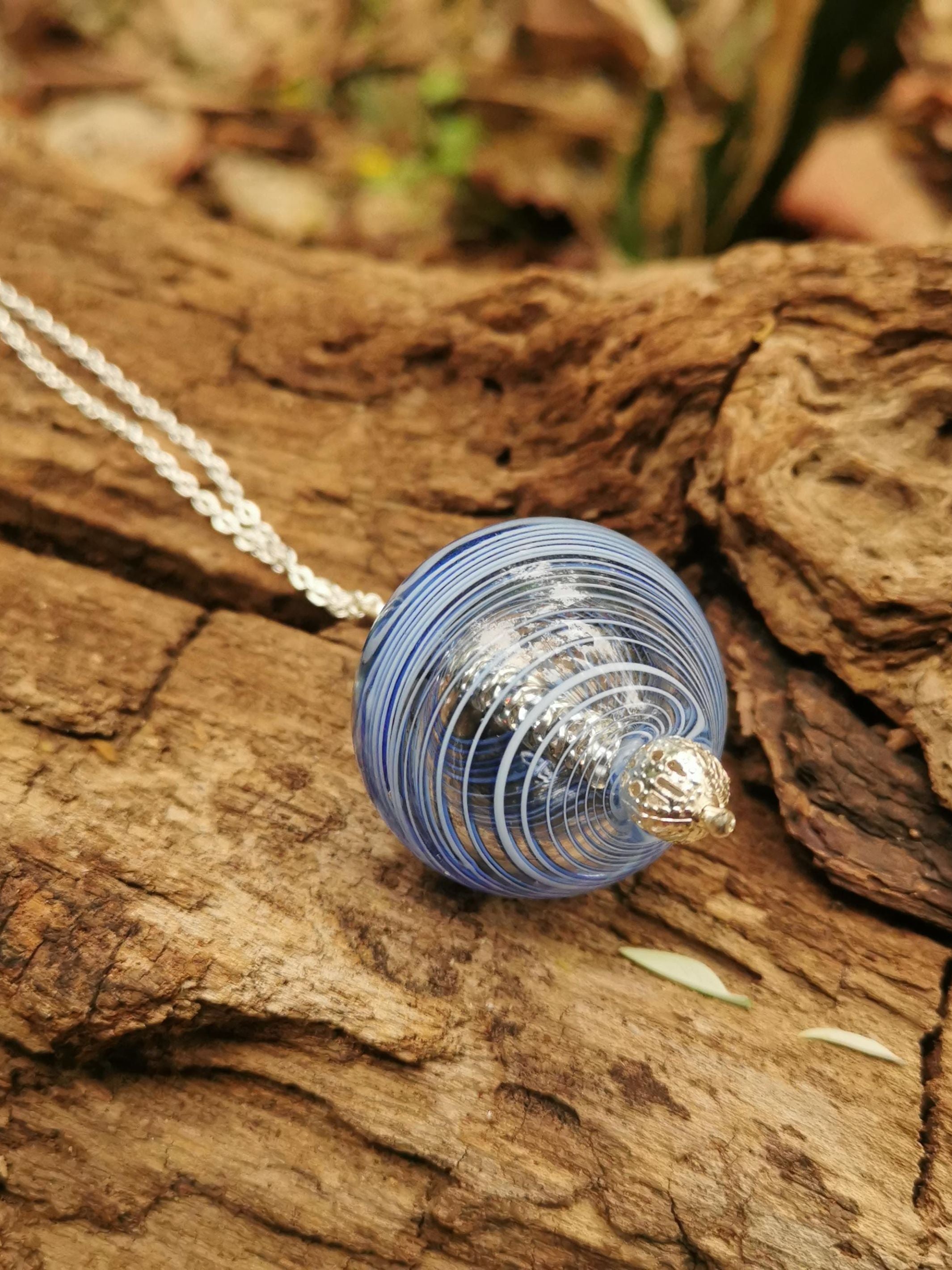 Classic Charm Necklace Blue