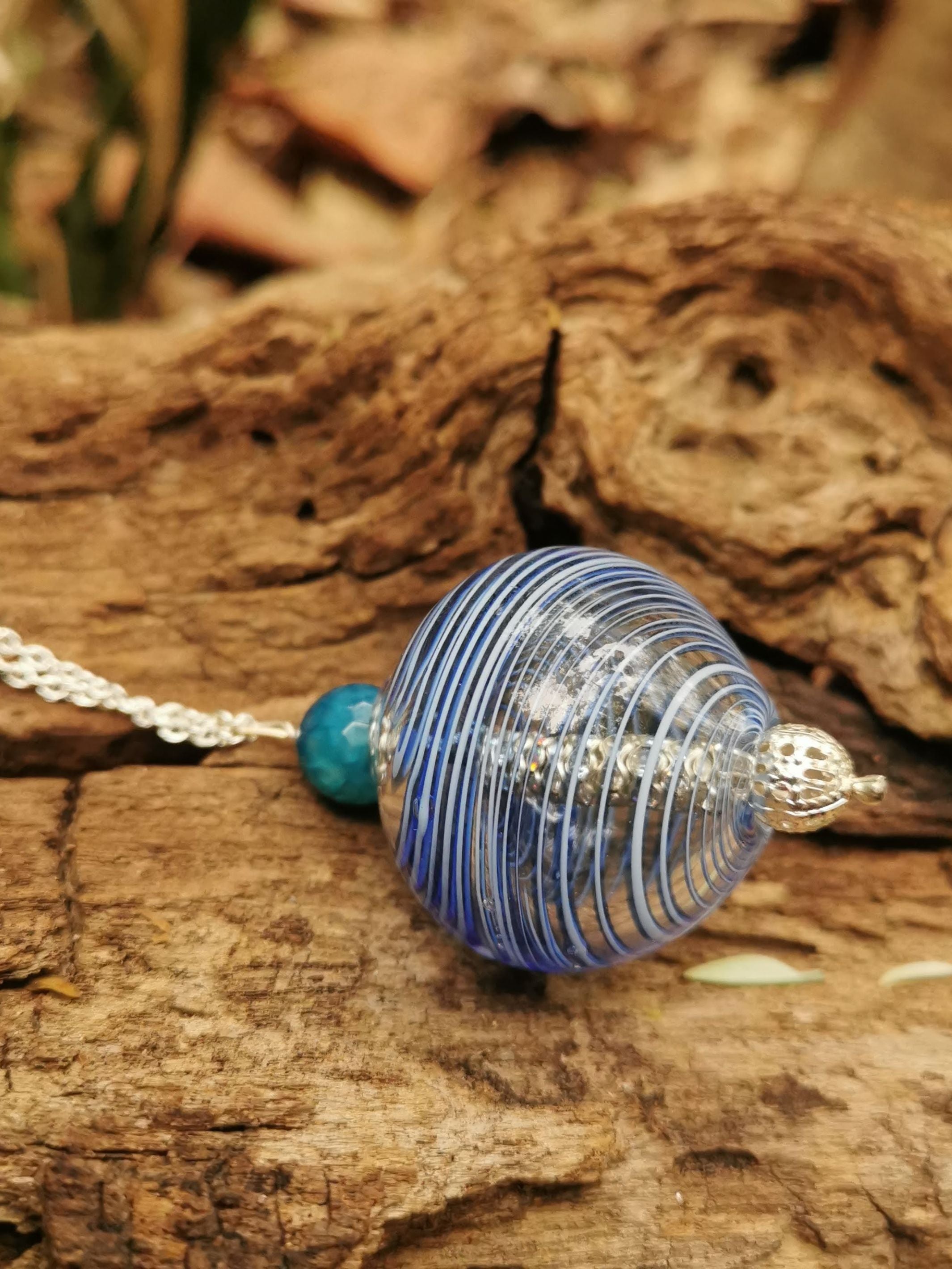 Classic Charm Necklace Blue