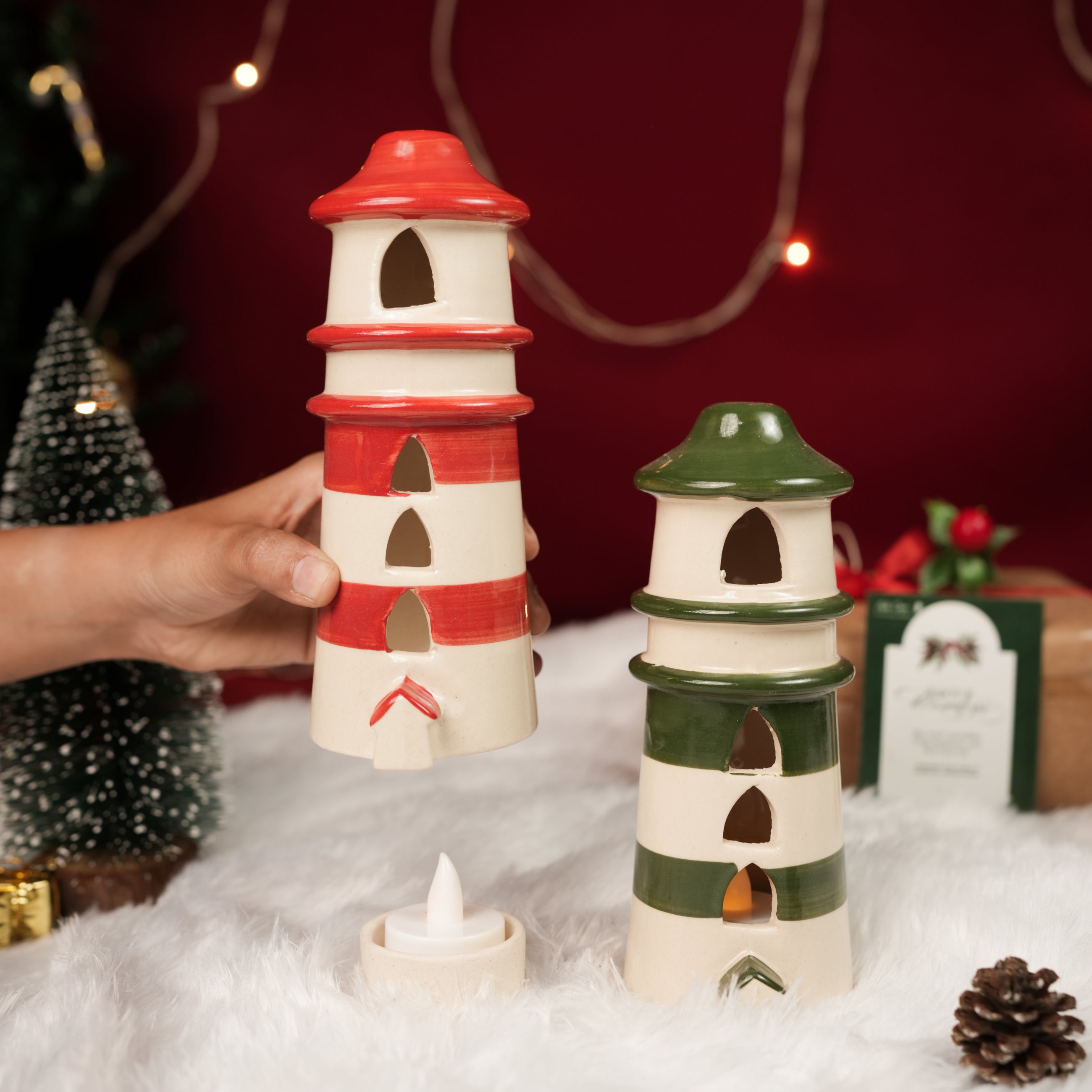 Little lantern home set of 2