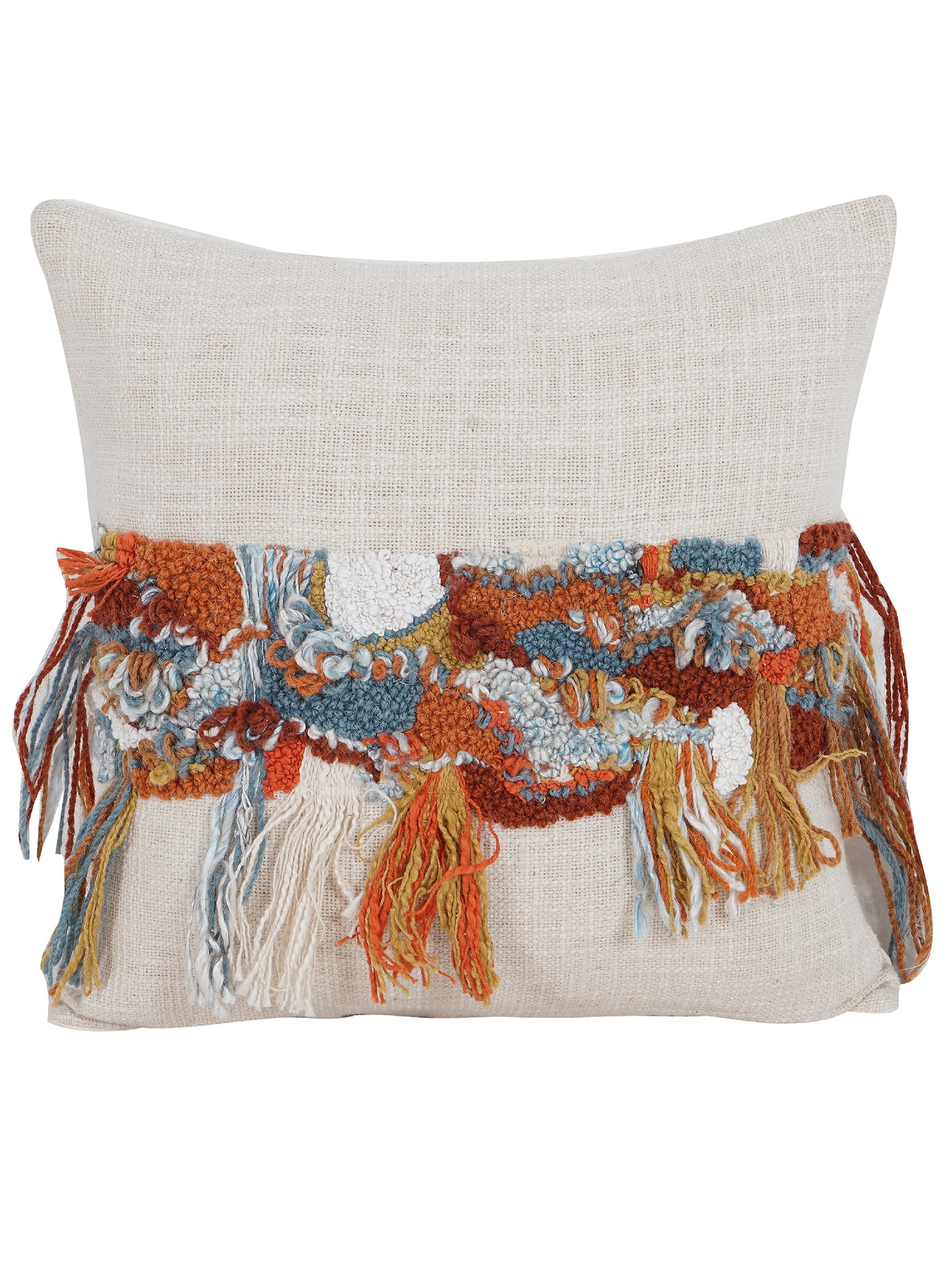 Cushion Cover - Colour Cascade Embroidered