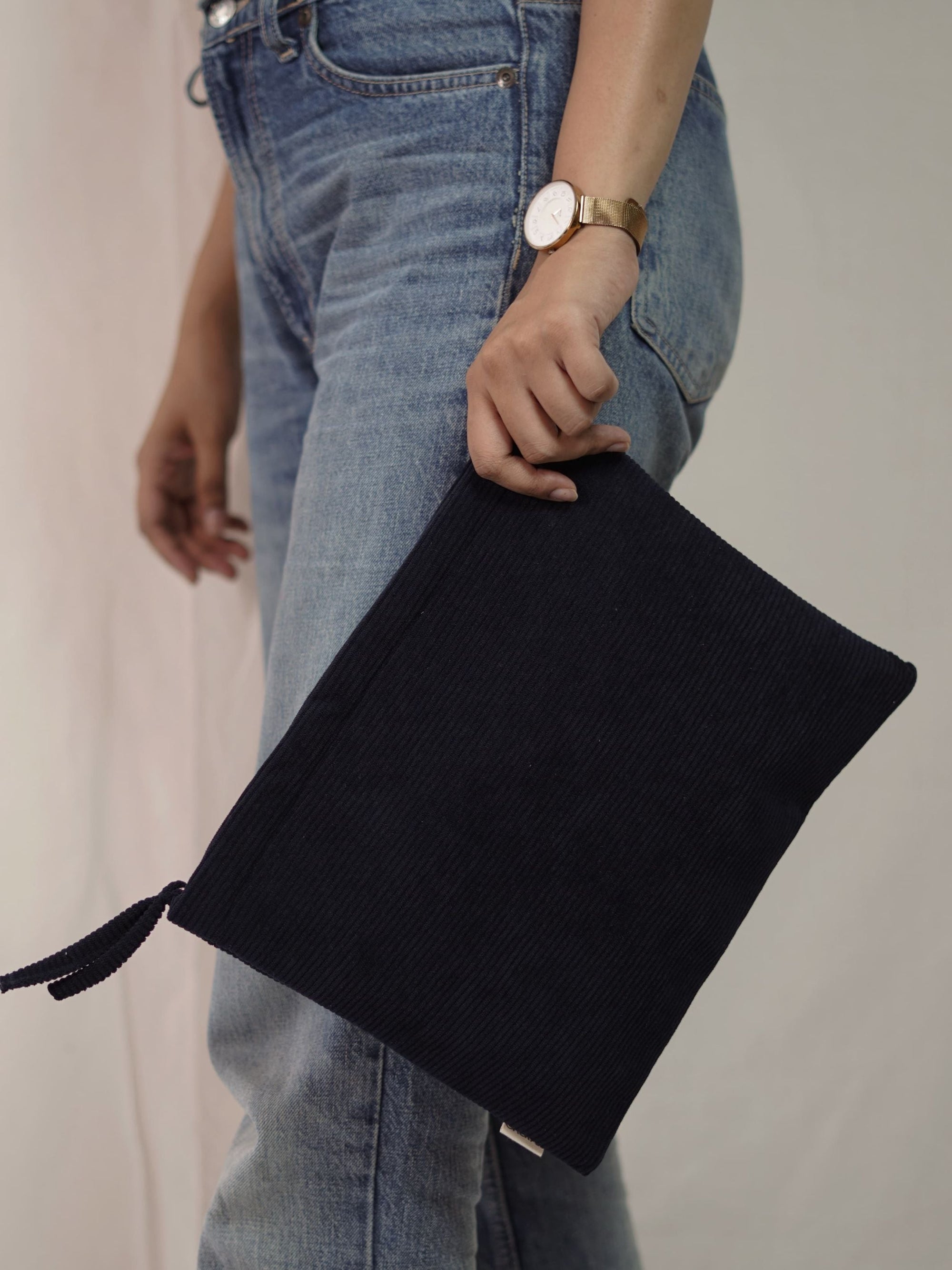 Corduroy I-pad Sleeve - Midnight Sky