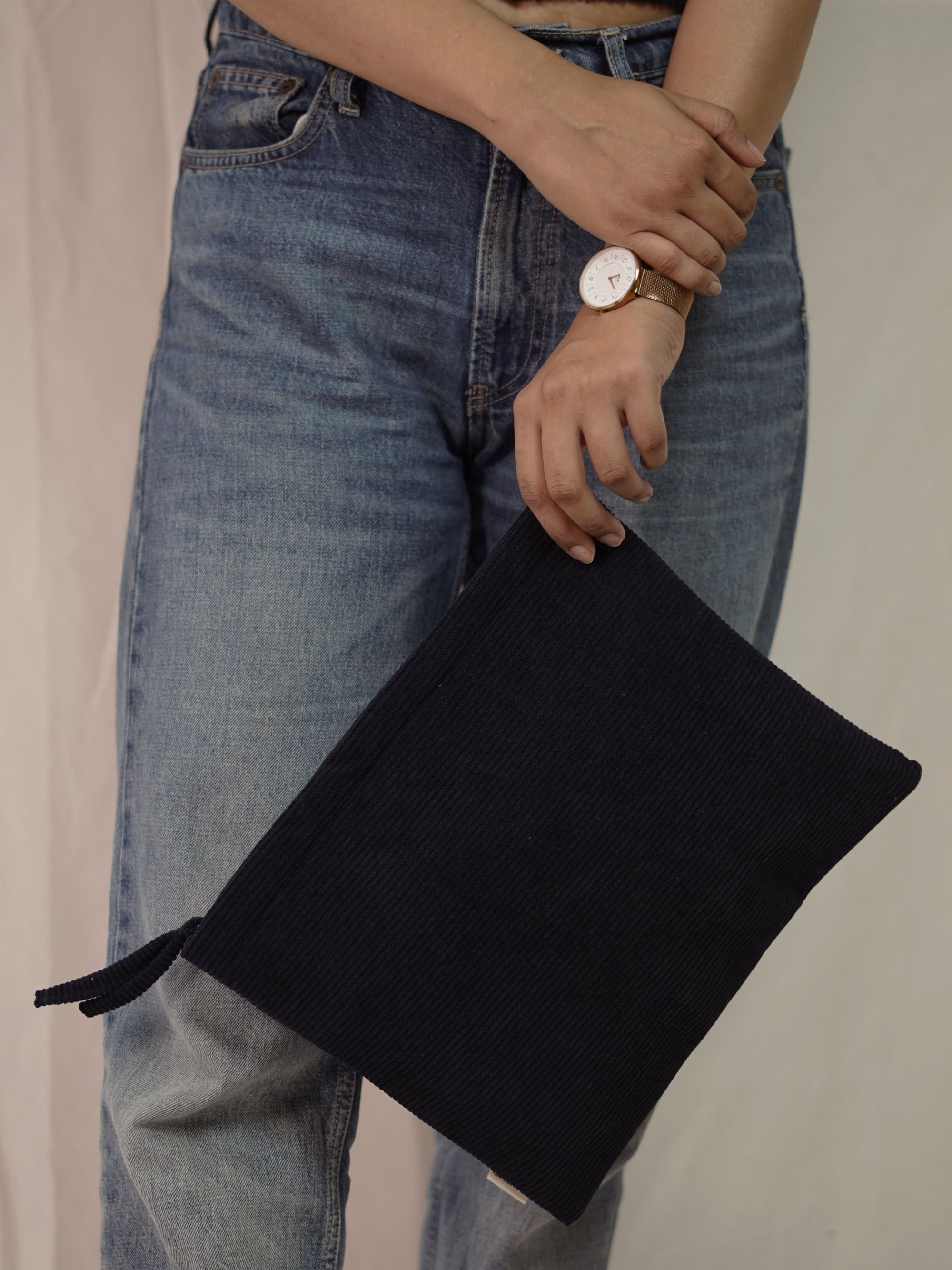 Corduroy I-pad Sleeve - Midnight Sky