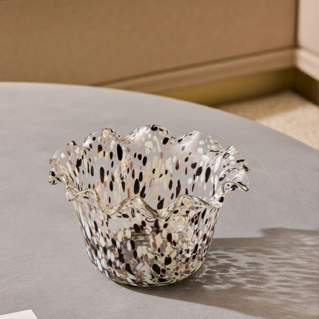 Clara – Glass popcorn Bowl