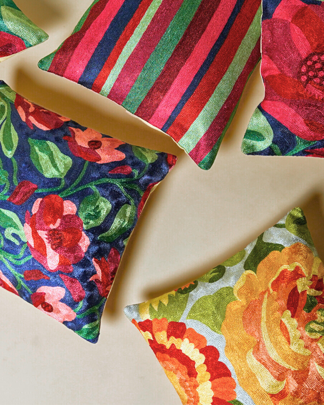 Midnight Blue Dense Forest Cushion Cover