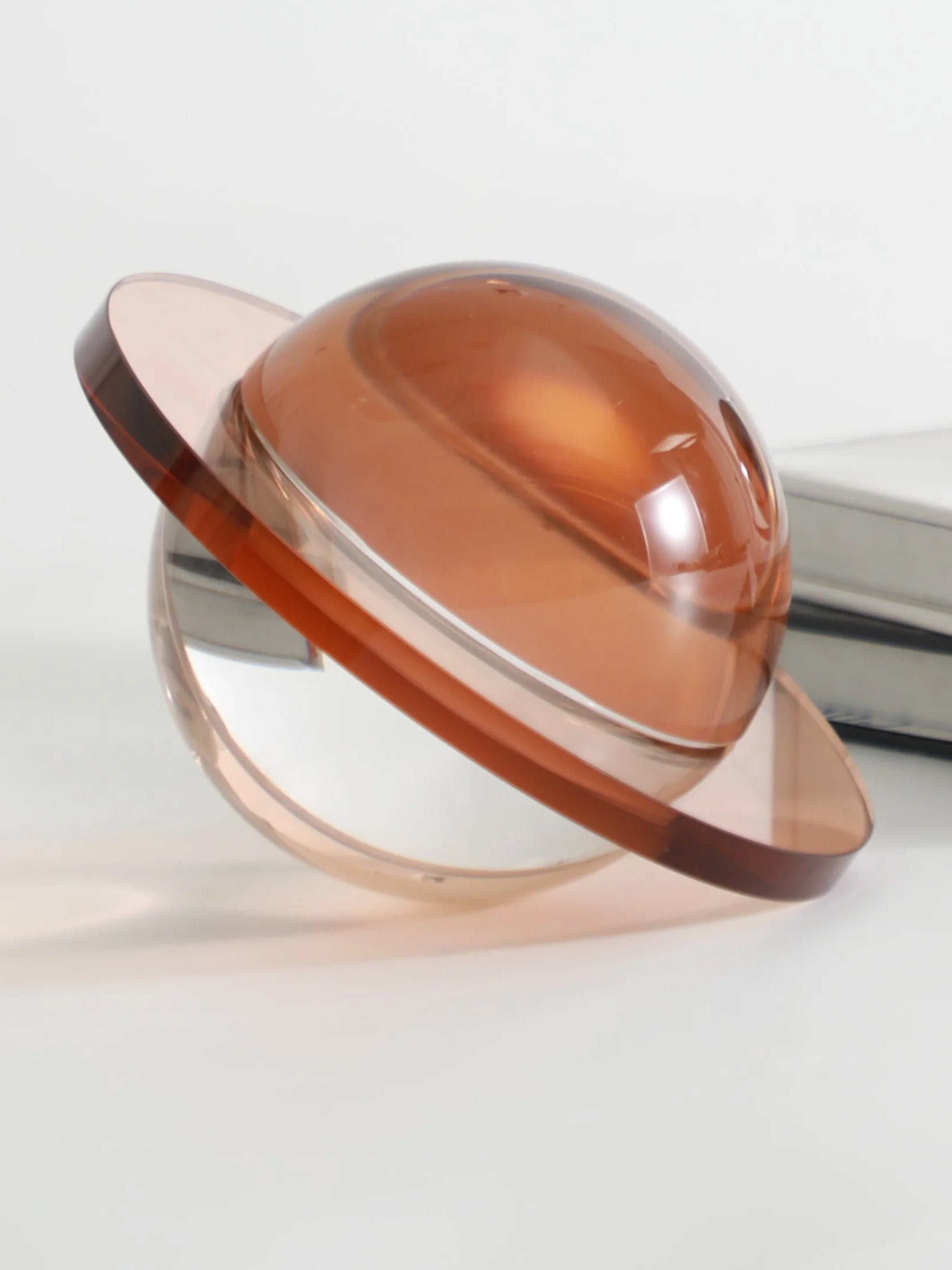 Crystal Airship Decor Object - Amber