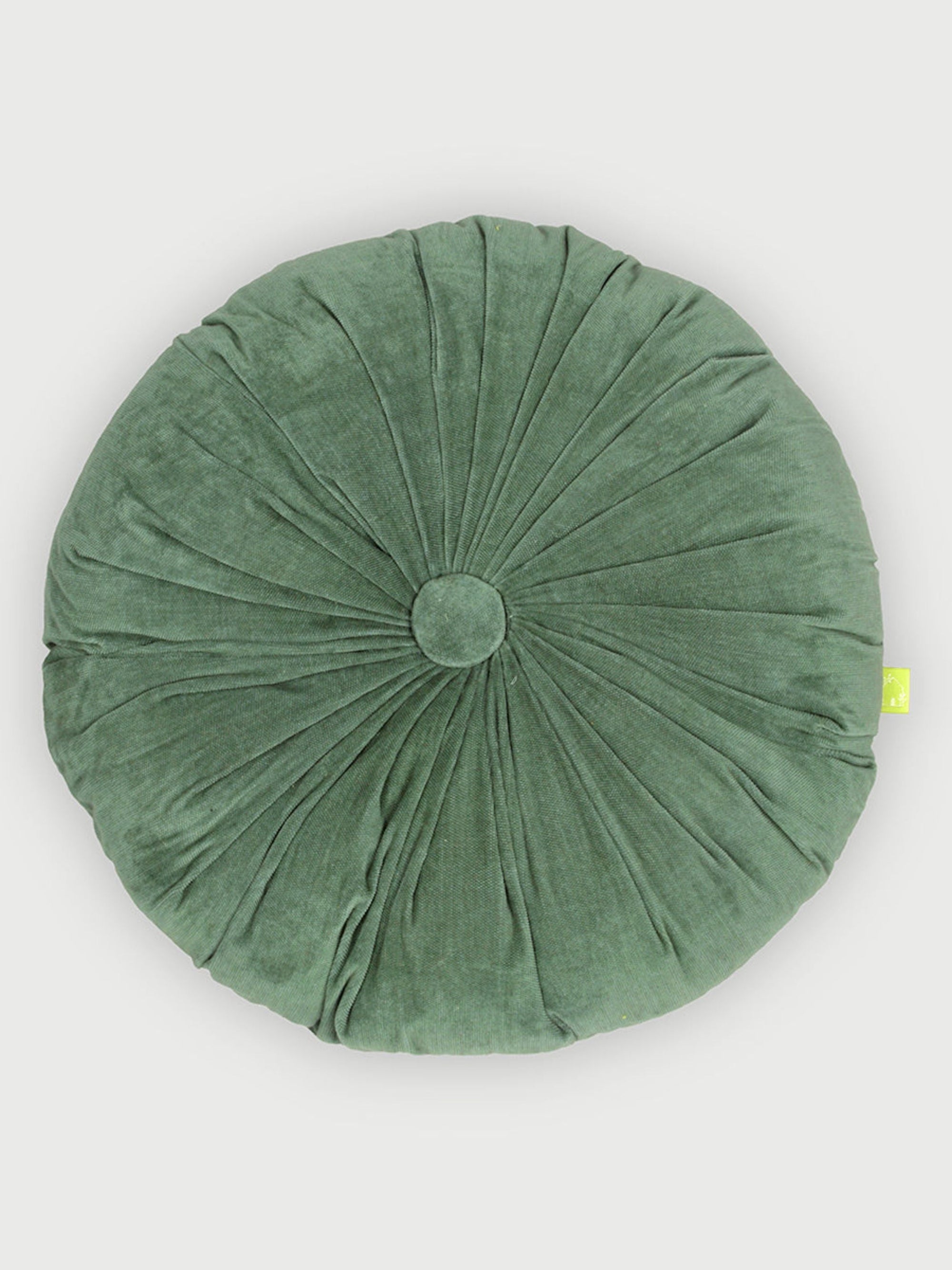 Cuddle Eucalyptus Velvet Round Cushion