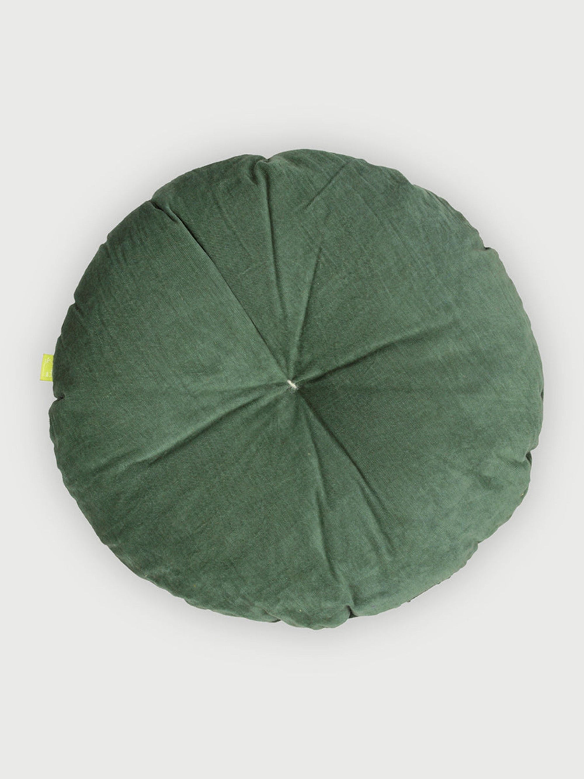 Cuddle Eucalyptus Velvet Round Cushion