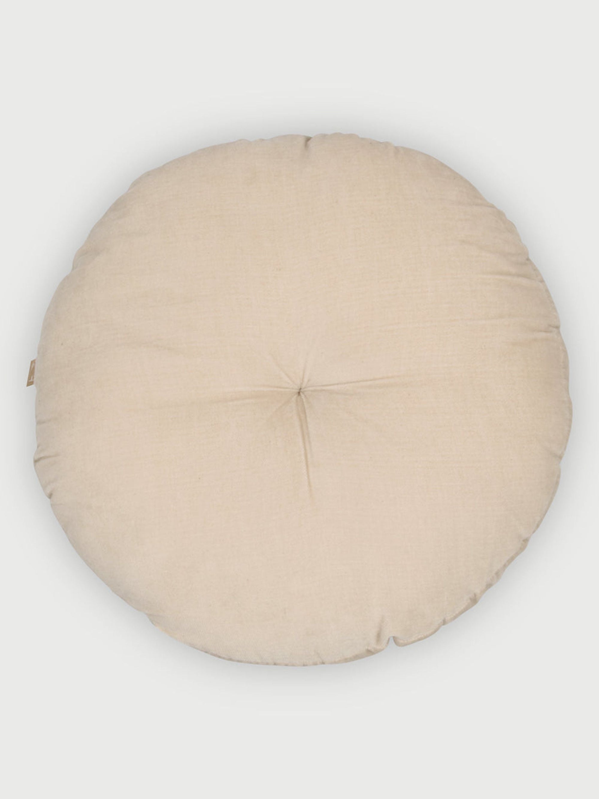 Cuddle Oatmeal Velvet Round Cushion
