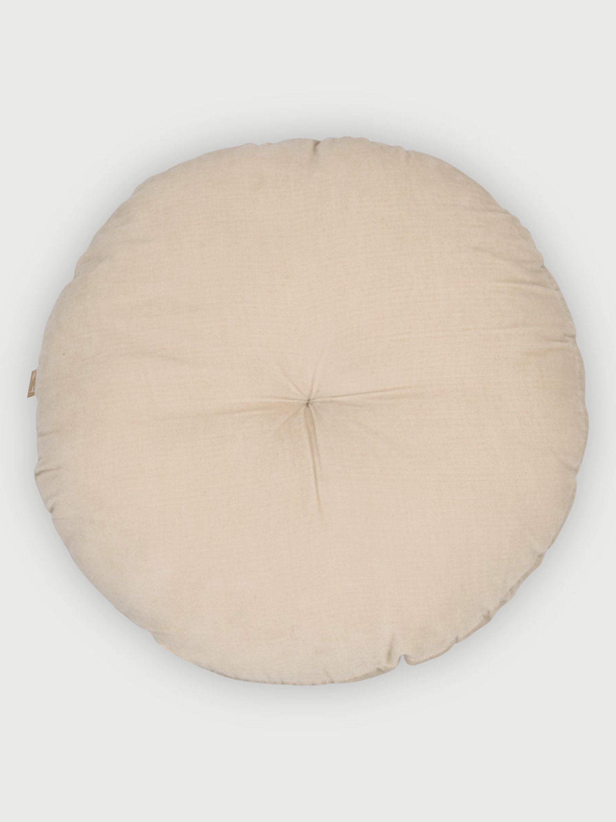 Cuddle Oatmeal Velvet  Round Cushion