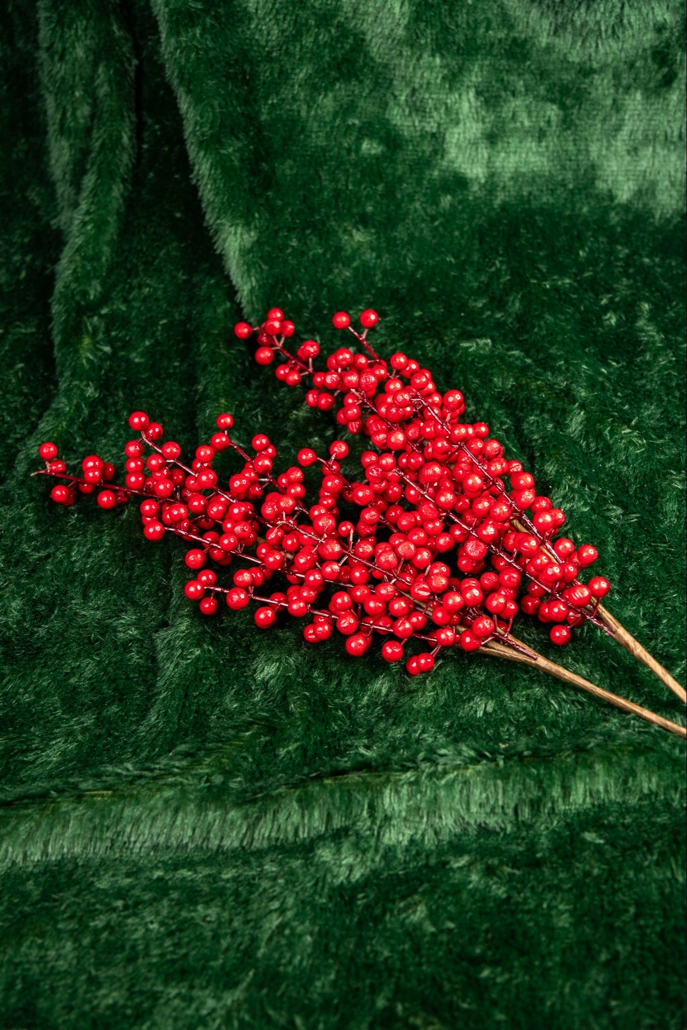 Red Berry Small Decorative Branch