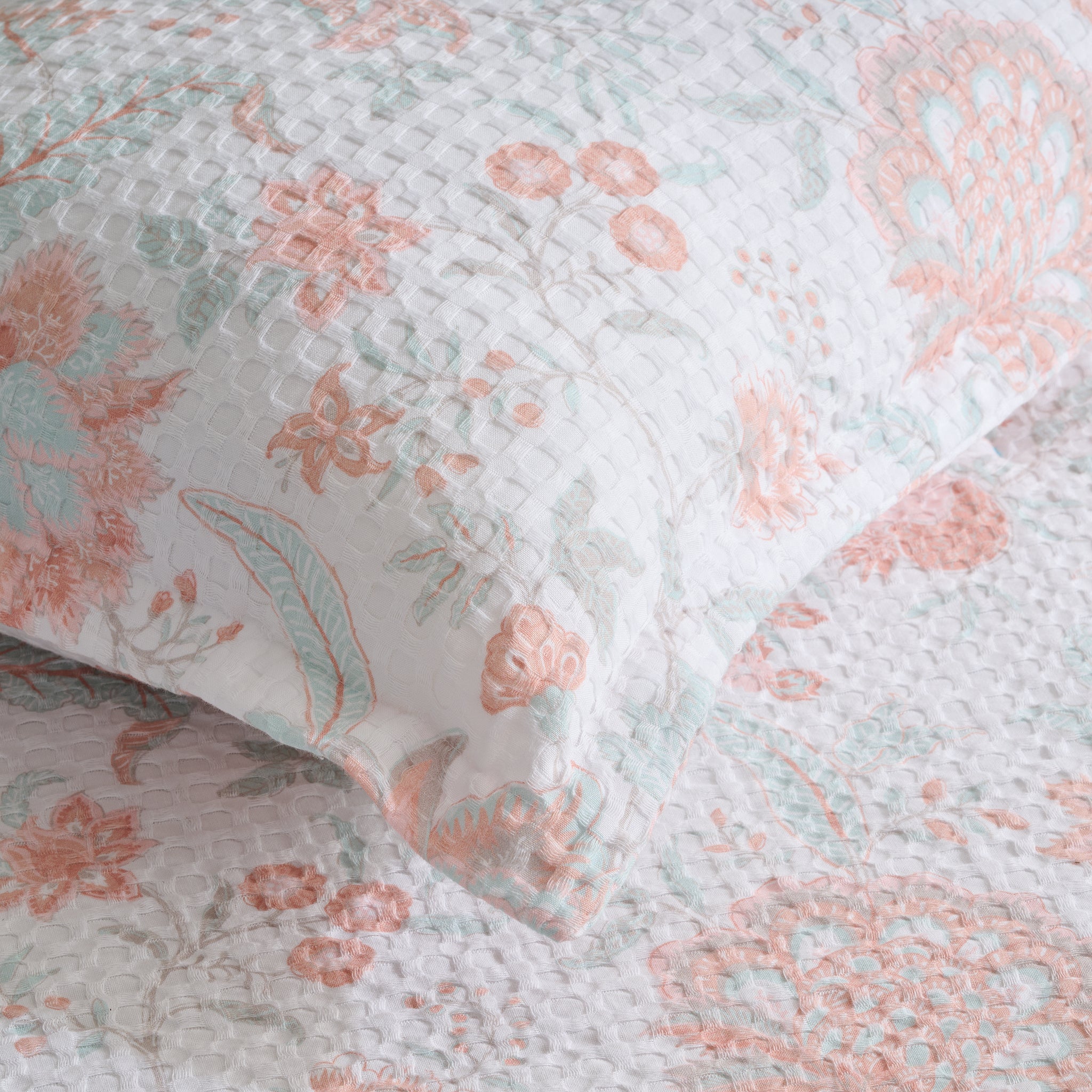 Garden Bed | Cotton| Waffle Printed | Duvet Cover
