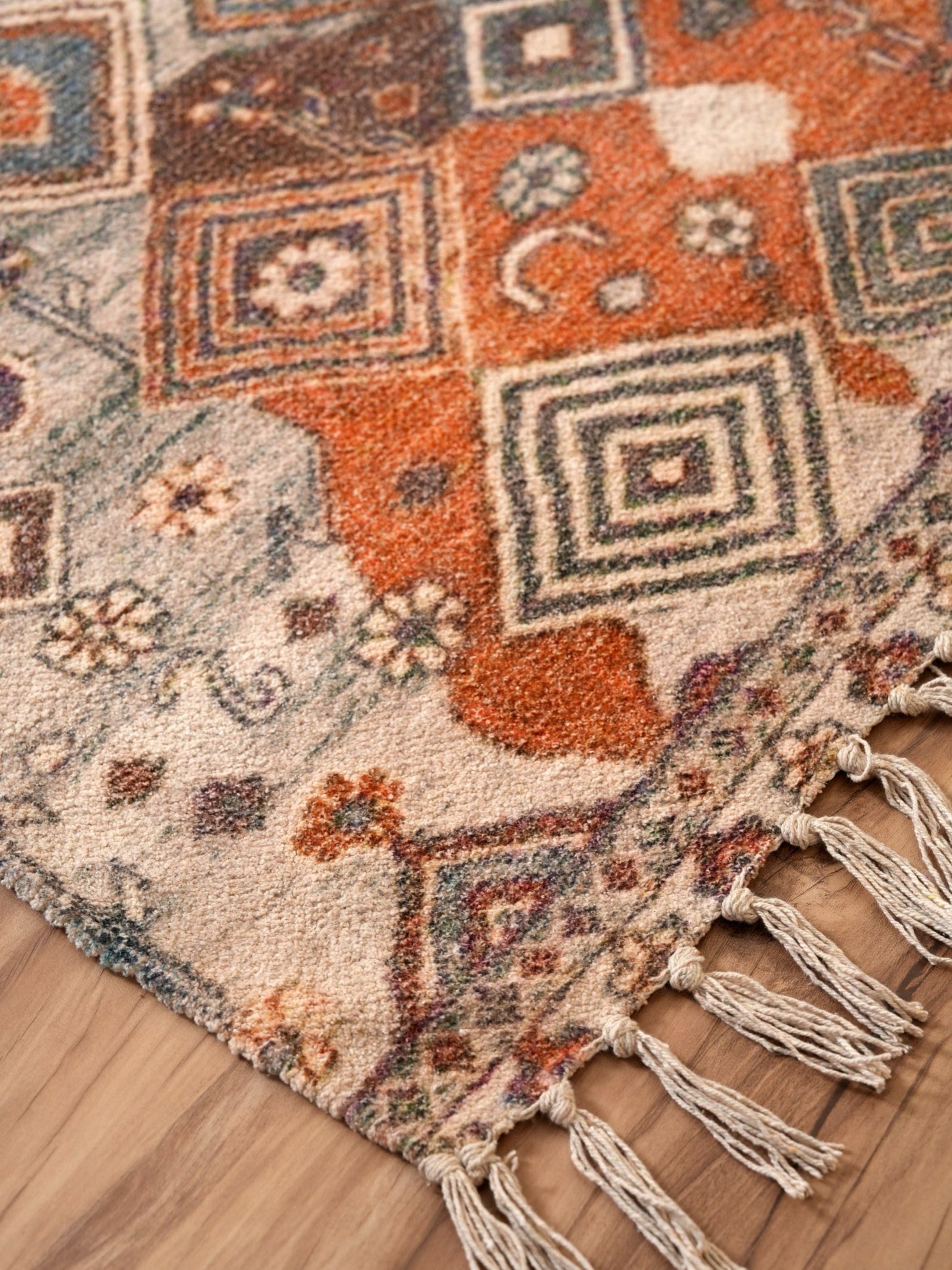 Printed Chenille Rug - Diamond Dream