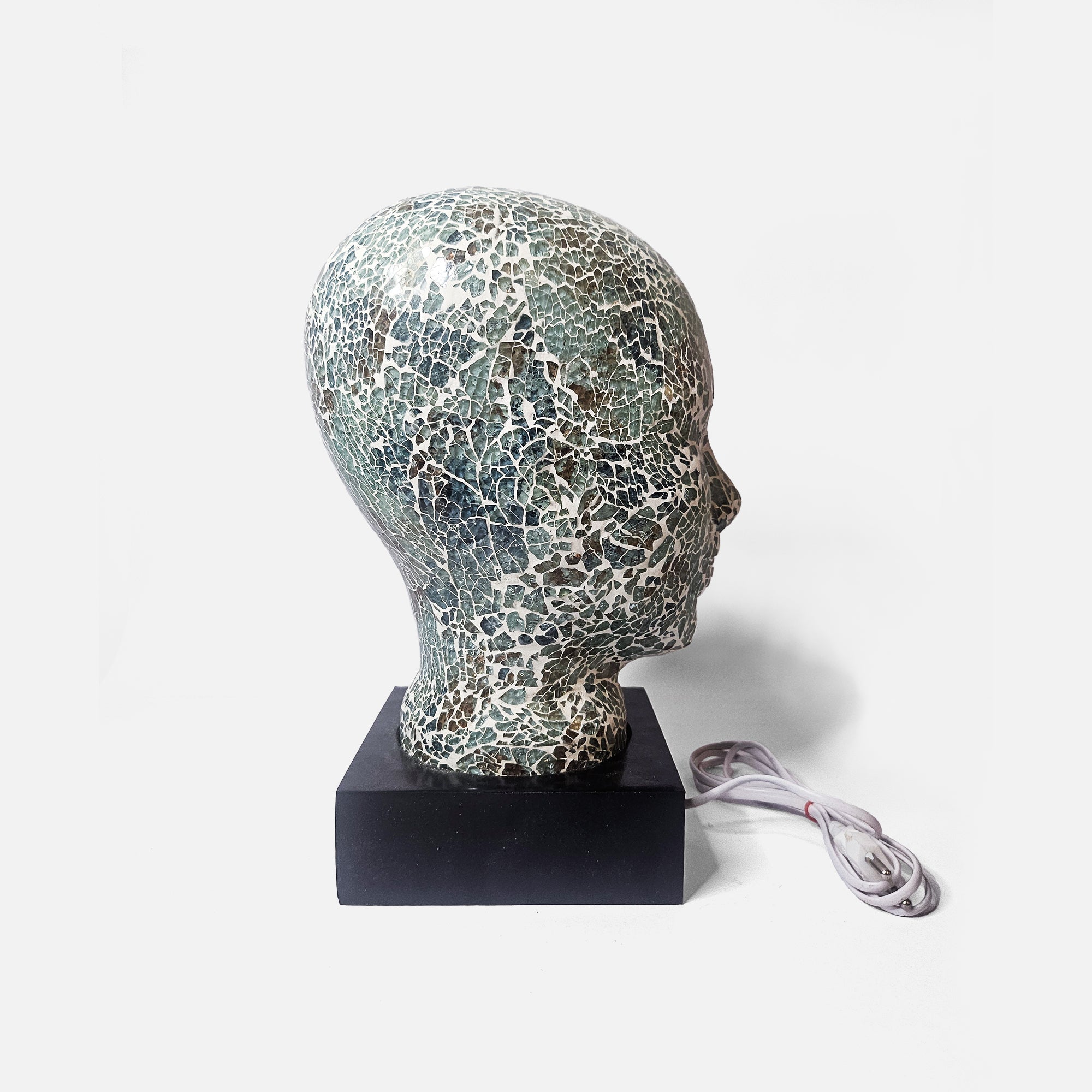Luminéra Blue - Handmade Mosaic Lamp